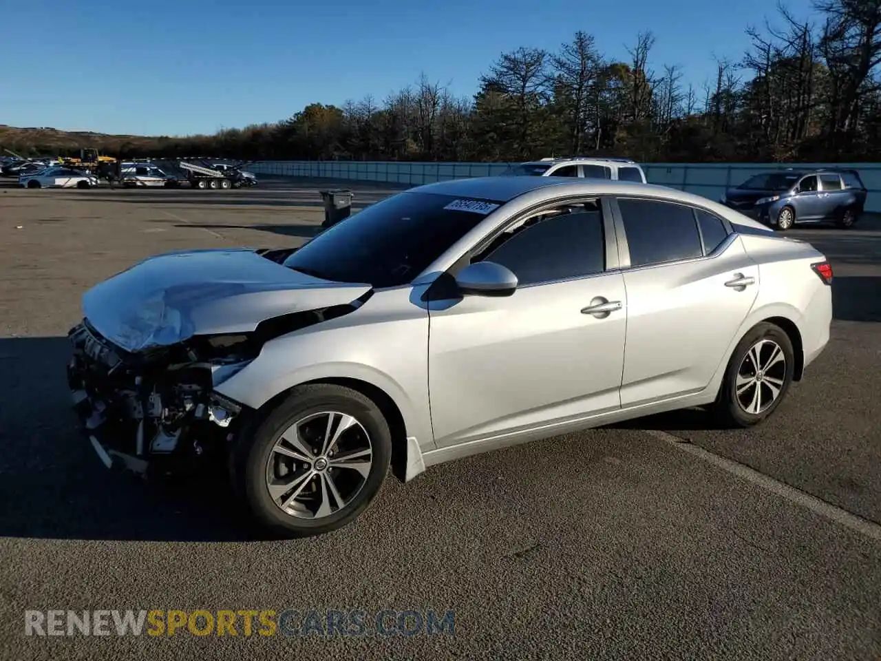 1 Photograph of a damaged car 3N1AB8CV5MY276161 NISSAN SENTRA 2021