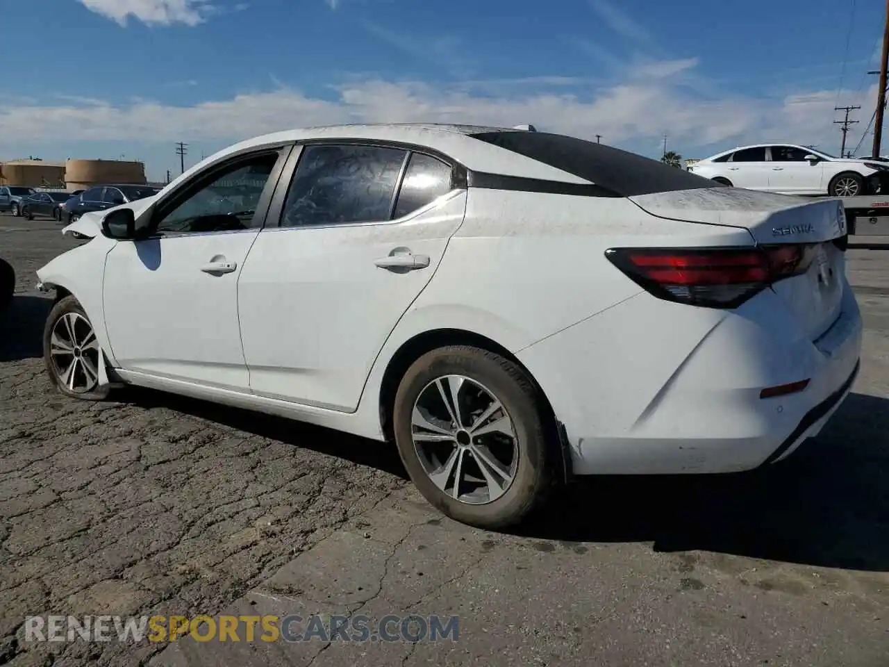 2 Photograph of a damaged car 3N1AB8CV5MY278640 NISSAN SENTRA 2021