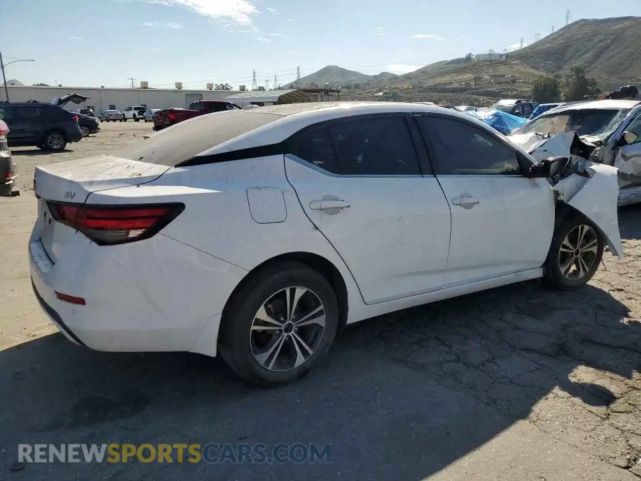 3 Photograph of a damaged car 3N1AB8CV5MY278640 NISSAN SENTRA 2021