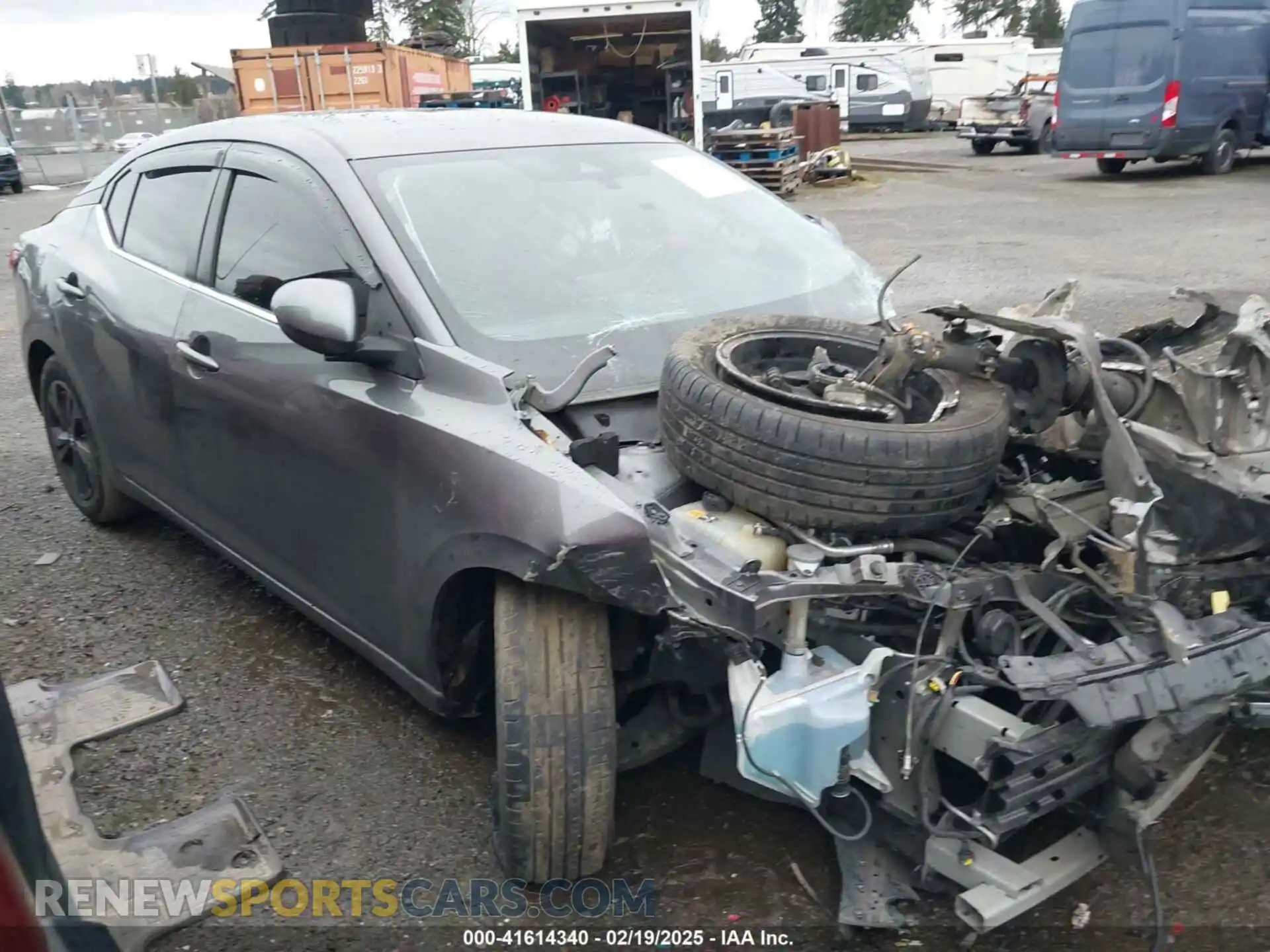 1 Photograph of a damaged car 3N1AB8CV5MY285555 NISSAN SENTRA 2021