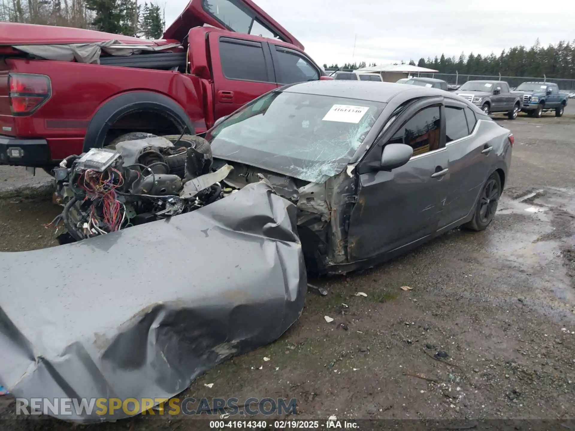 2 Photograph of a damaged car 3N1AB8CV5MY285555 NISSAN SENTRA 2021