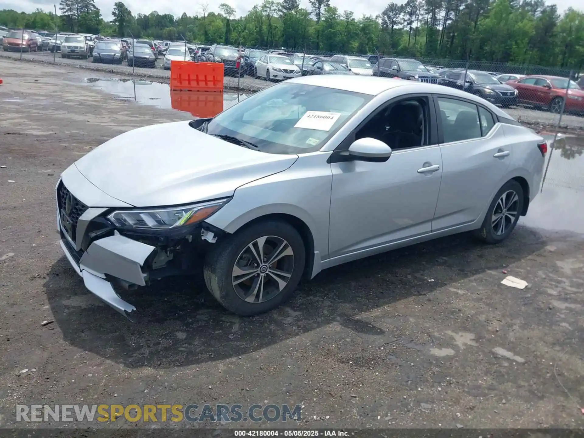 2 Photograph of a damaged car 3N1AB8CV5MY299245 NISSAN SENTRA 2021