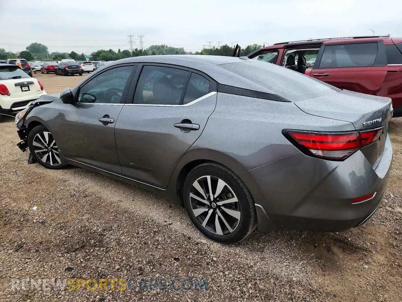 2 Photograph of a damaged car 3N1AB8CV5MY300152 NISSAN SENTRA 2021