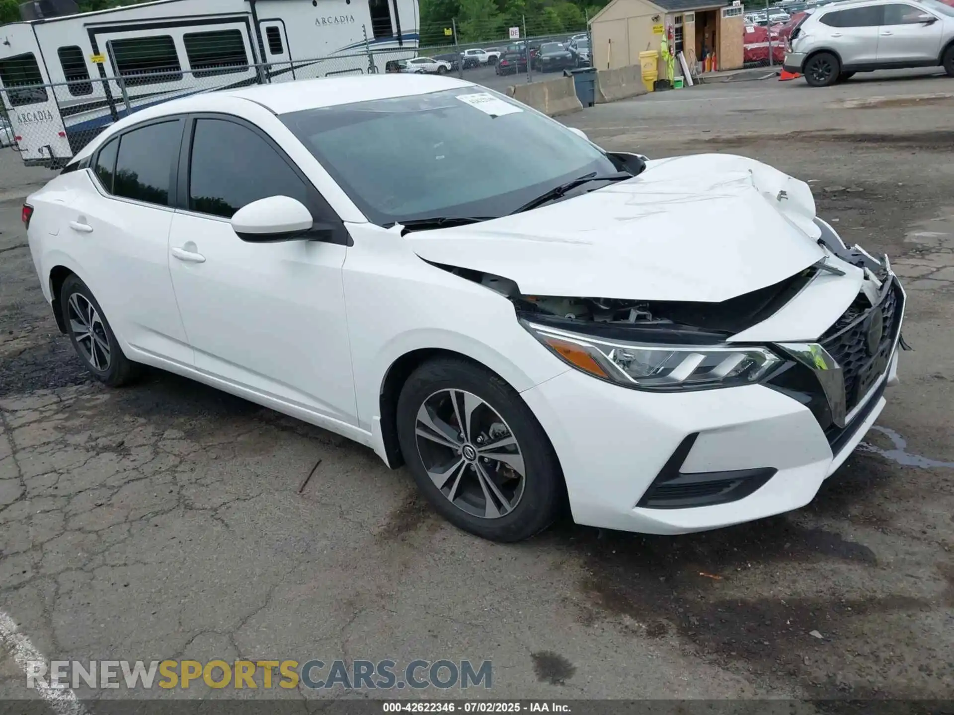1 Photograph of a damaged car 3N1AB8CV5MY305819 NISSAN SENTRA 2021