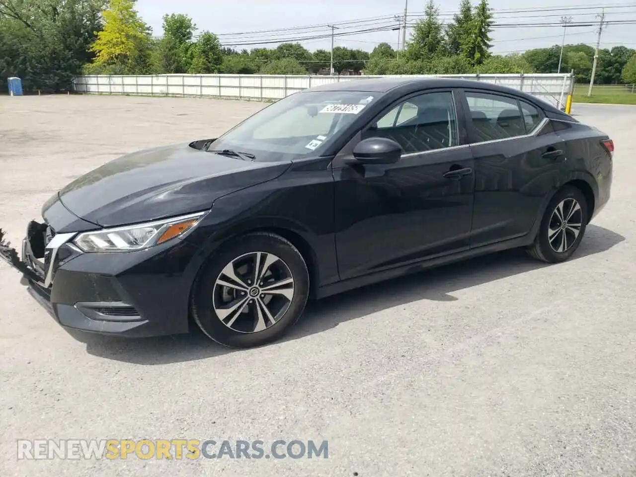 1 Photograph of a damaged car 3N1AB8CV5MY306016 NISSAN SENTRA 2021