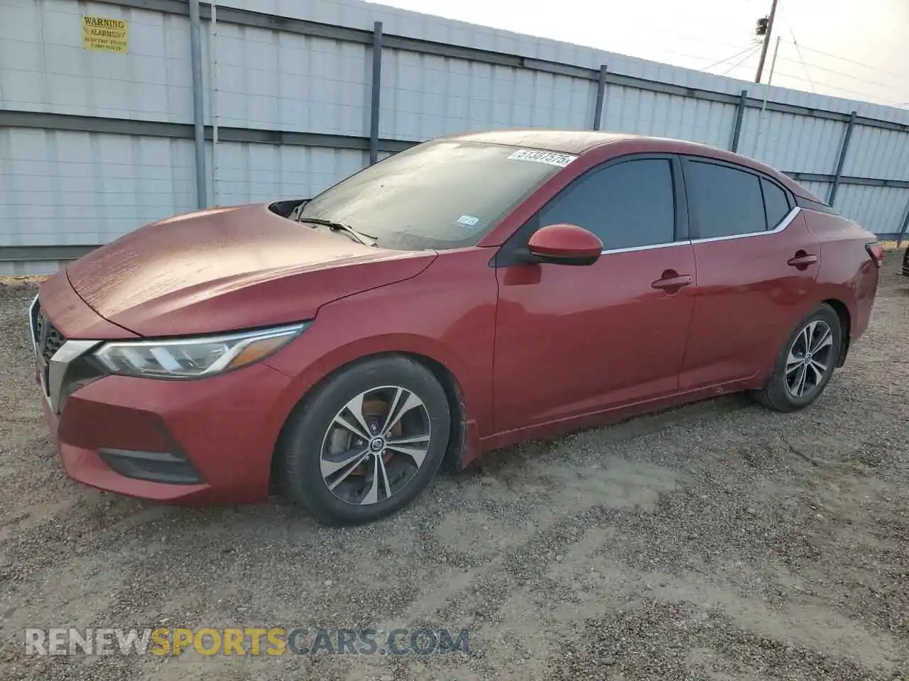 1 Photograph of a damaged car 3N1AB8CV5MY310650 NISSAN SENTRA 2021