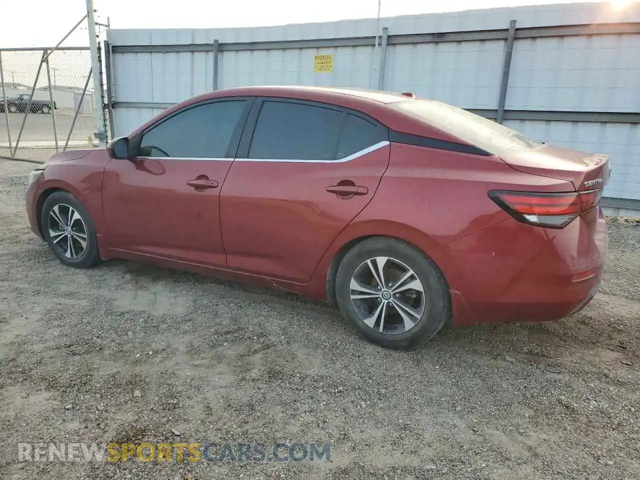 2 Photograph of a damaged car 3N1AB8CV5MY310650 NISSAN SENTRA 2021
