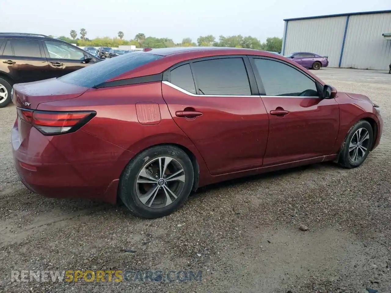 3 Photograph of a damaged car 3N1AB8CV5MY310650 NISSAN SENTRA 2021