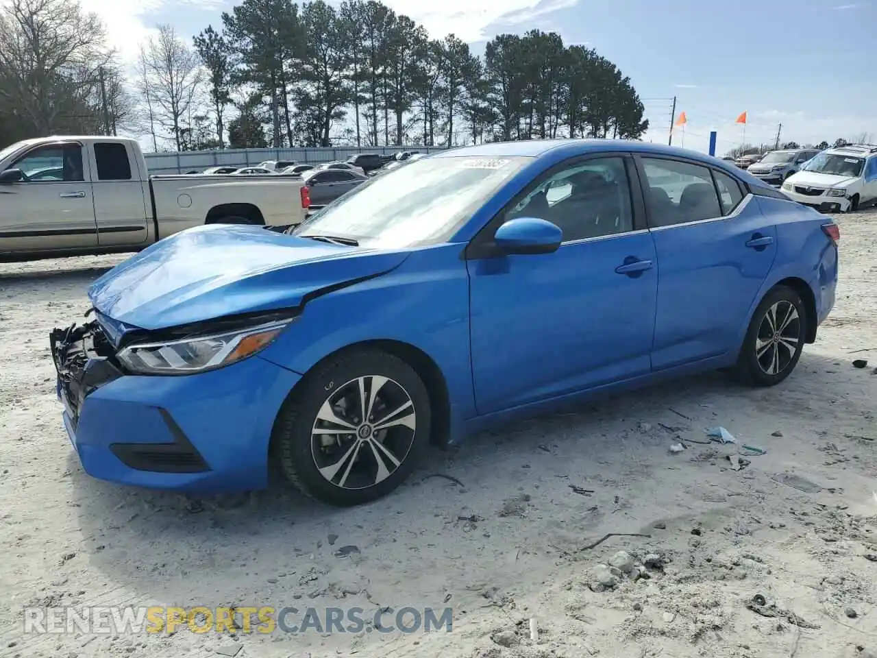 1 Photograph of a damaged car 3N1AB8CV5MY314200 NISSAN SENTRA 2021