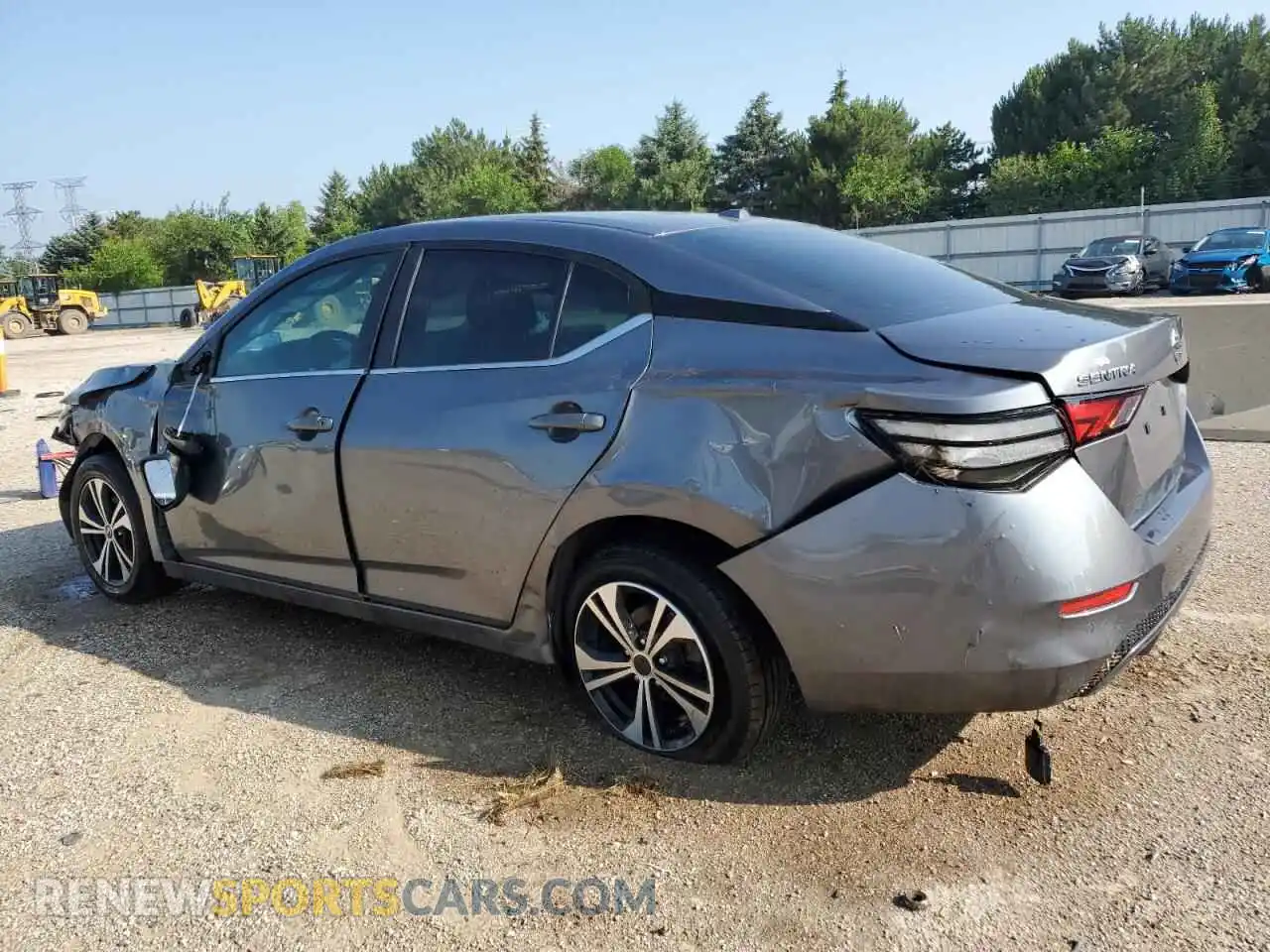 2 Photograph of a damaged car 3N1AB8CV5MY314309 NISSAN SENTRA 2021