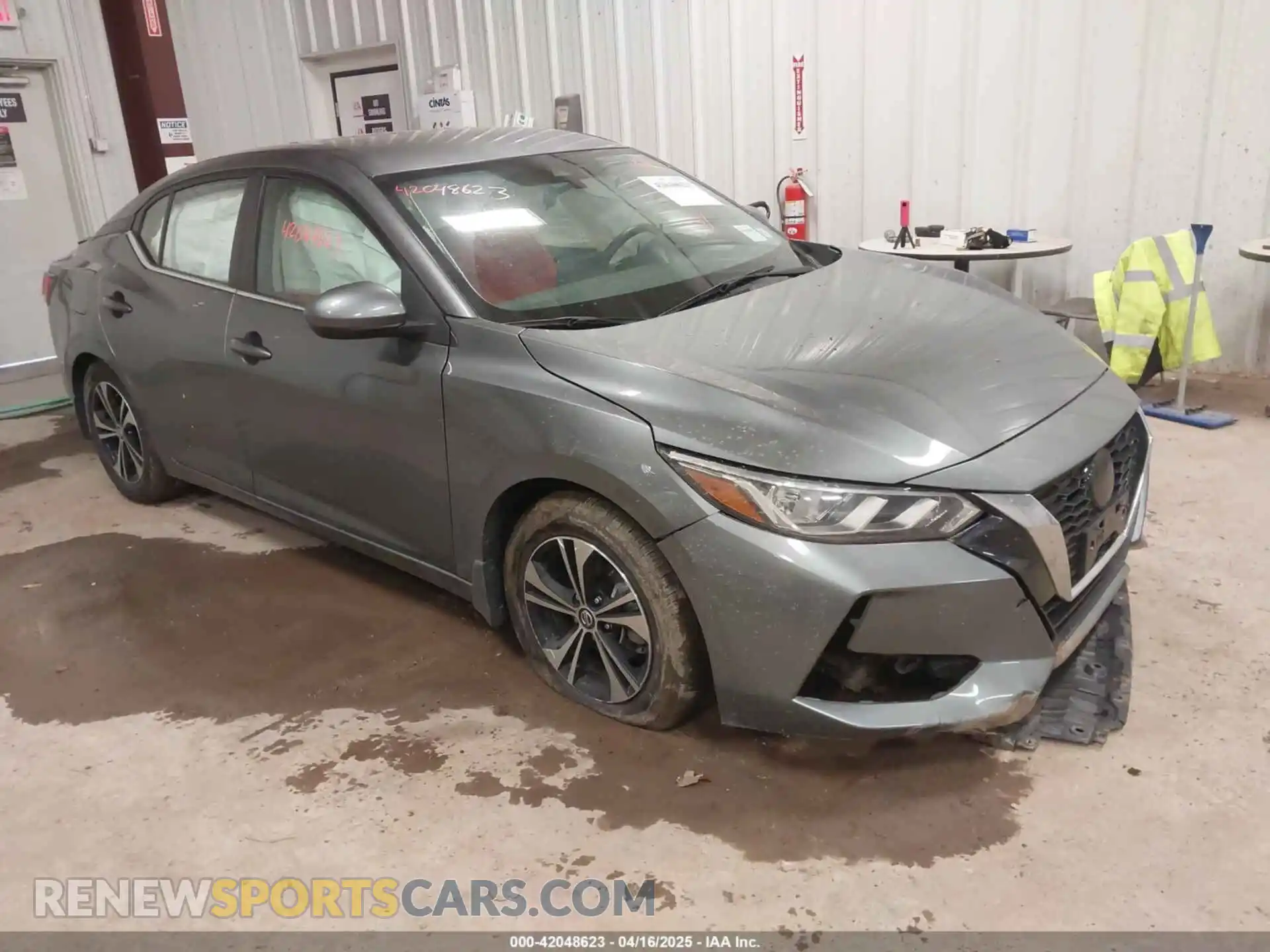 1 Photograph of a damaged car 3N1AB8CV5MY316643 NISSAN SENTRA 2021