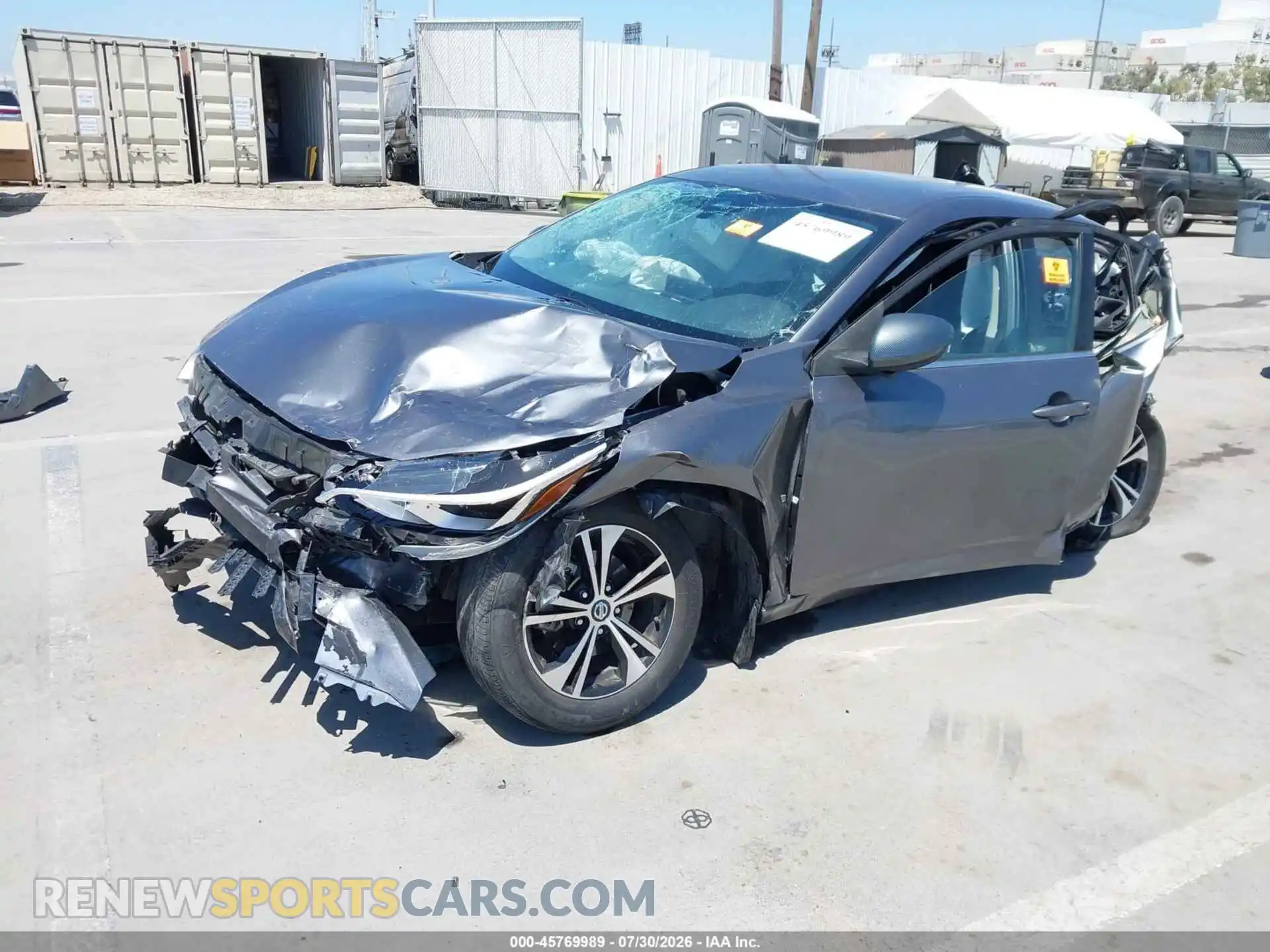 2 Photograph of a damaged car 3N1AB8CV5MY316755 NISSAN SENTRA 2021