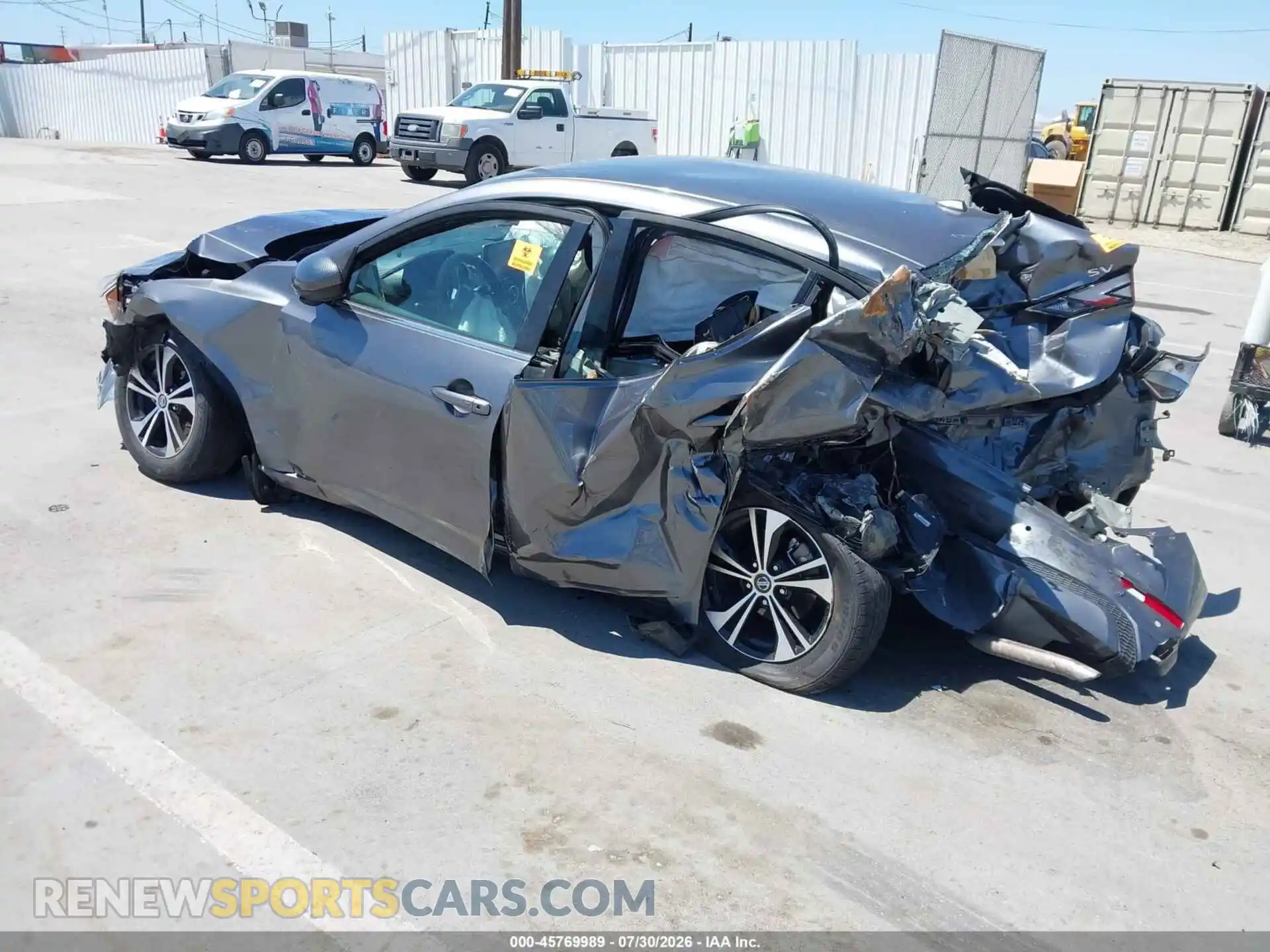 3 Photograph of a damaged car 3N1AB8CV5MY316755 NISSAN SENTRA 2021