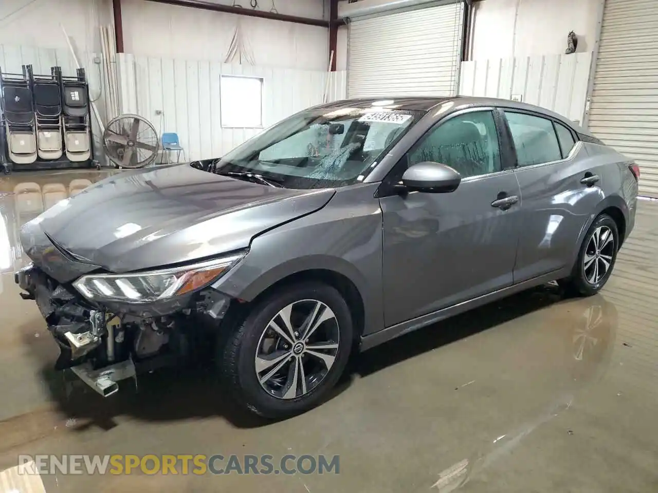 1 Photograph of a damaged car 3N1AB8CV5MY317078 NISSAN SENTRA 2021