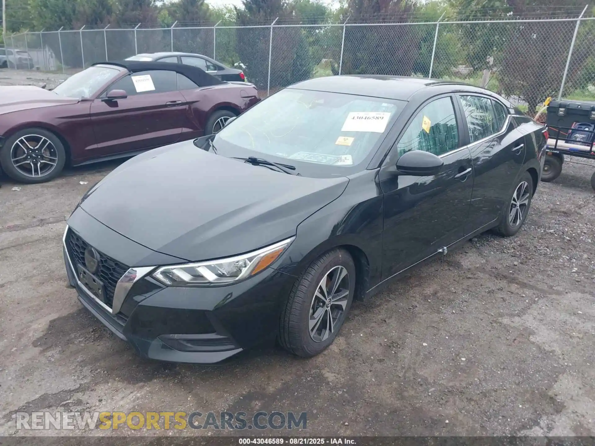2 Photograph of a damaged car 3N1AB8CV5MY318411 NISSAN SENTRA 2021