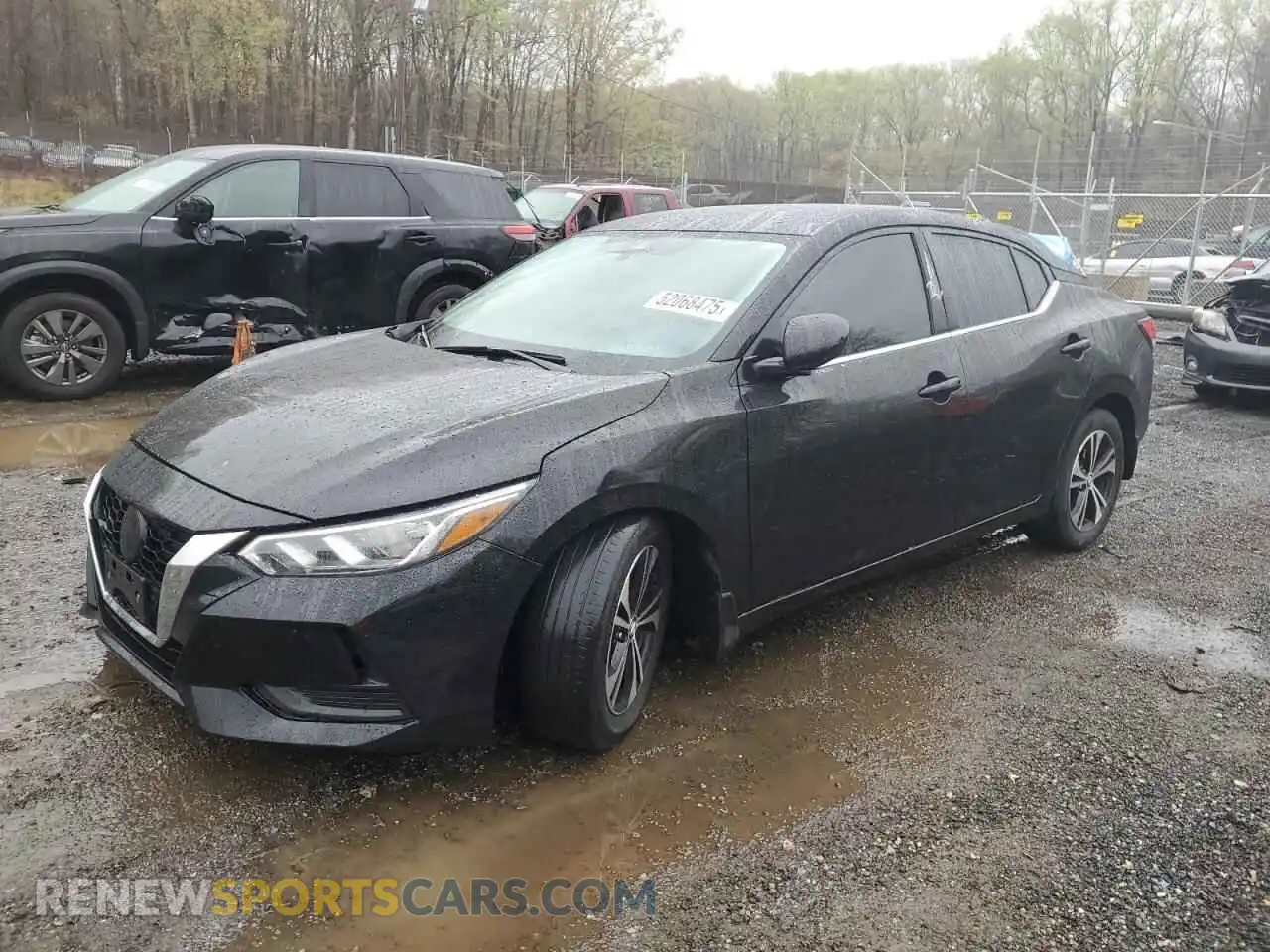 1 Photograph of a damaged car 3N1AB8CV5MY322748 NISSAN SENTRA 2021