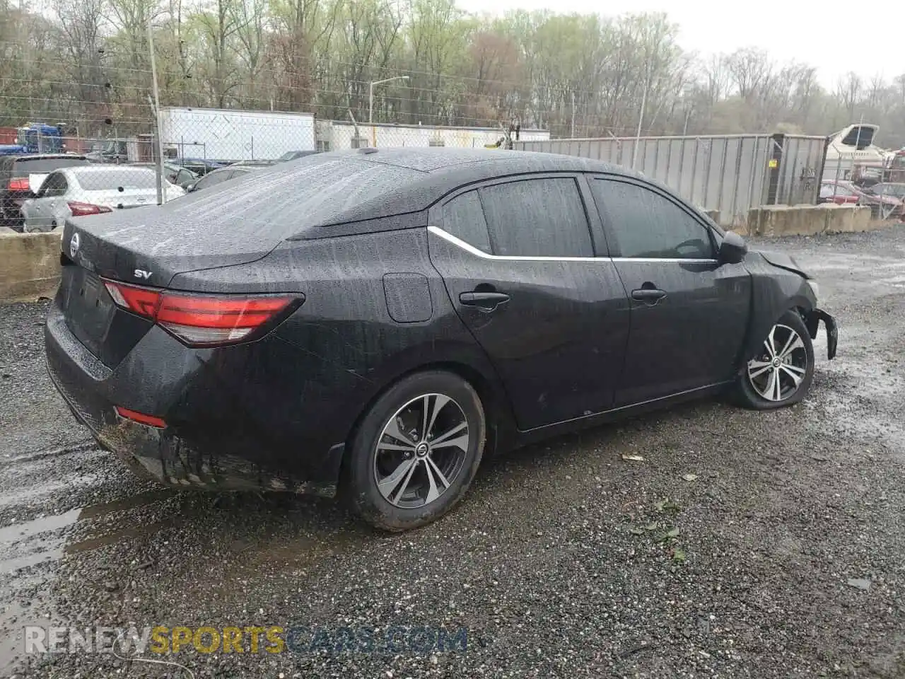 3 Photograph of a damaged car 3N1AB8CV5MY322748 NISSAN SENTRA 2021