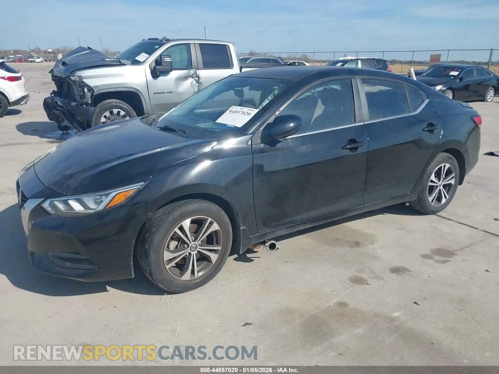 2 Photograph of a damaged car 3N1AB8CV5MY329778 NISSAN SENTRA 2021