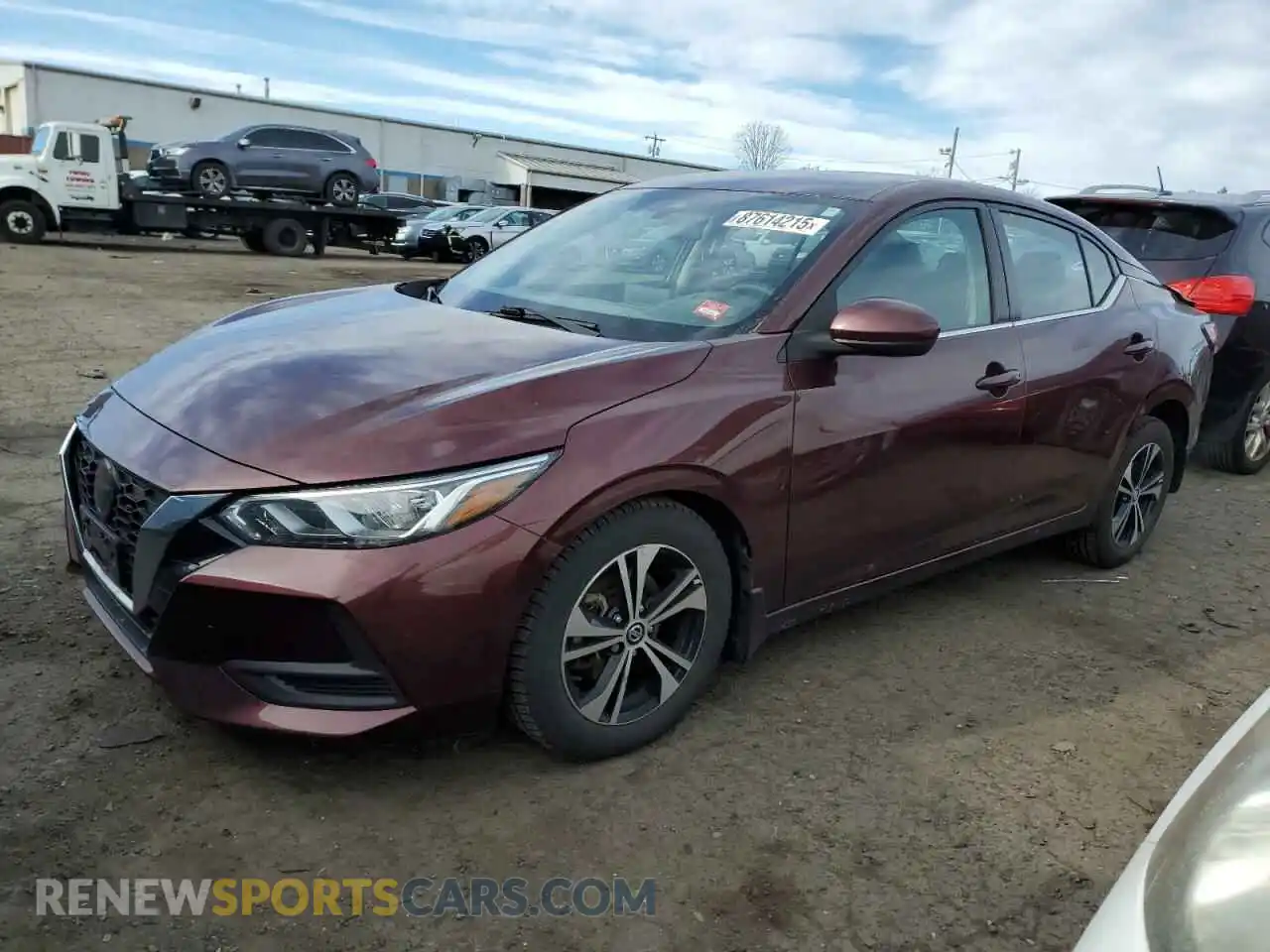 1 Photograph of a damaged car 3N1AB8CV6MY210816 NISSAN SENTRA 2021