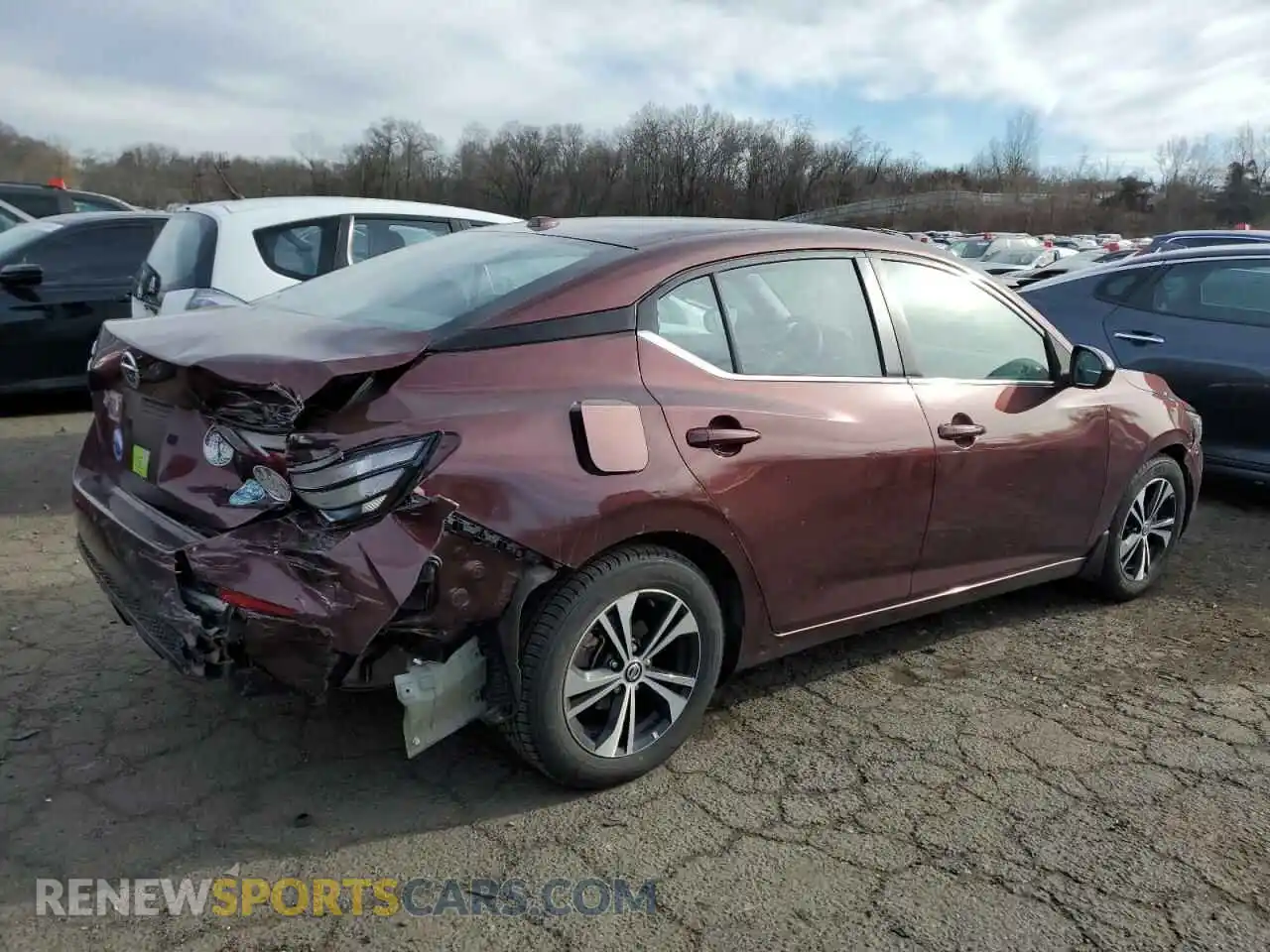 3 Photograph of a damaged car 3N1AB8CV6MY210816 NISSAN SENTRA 2021