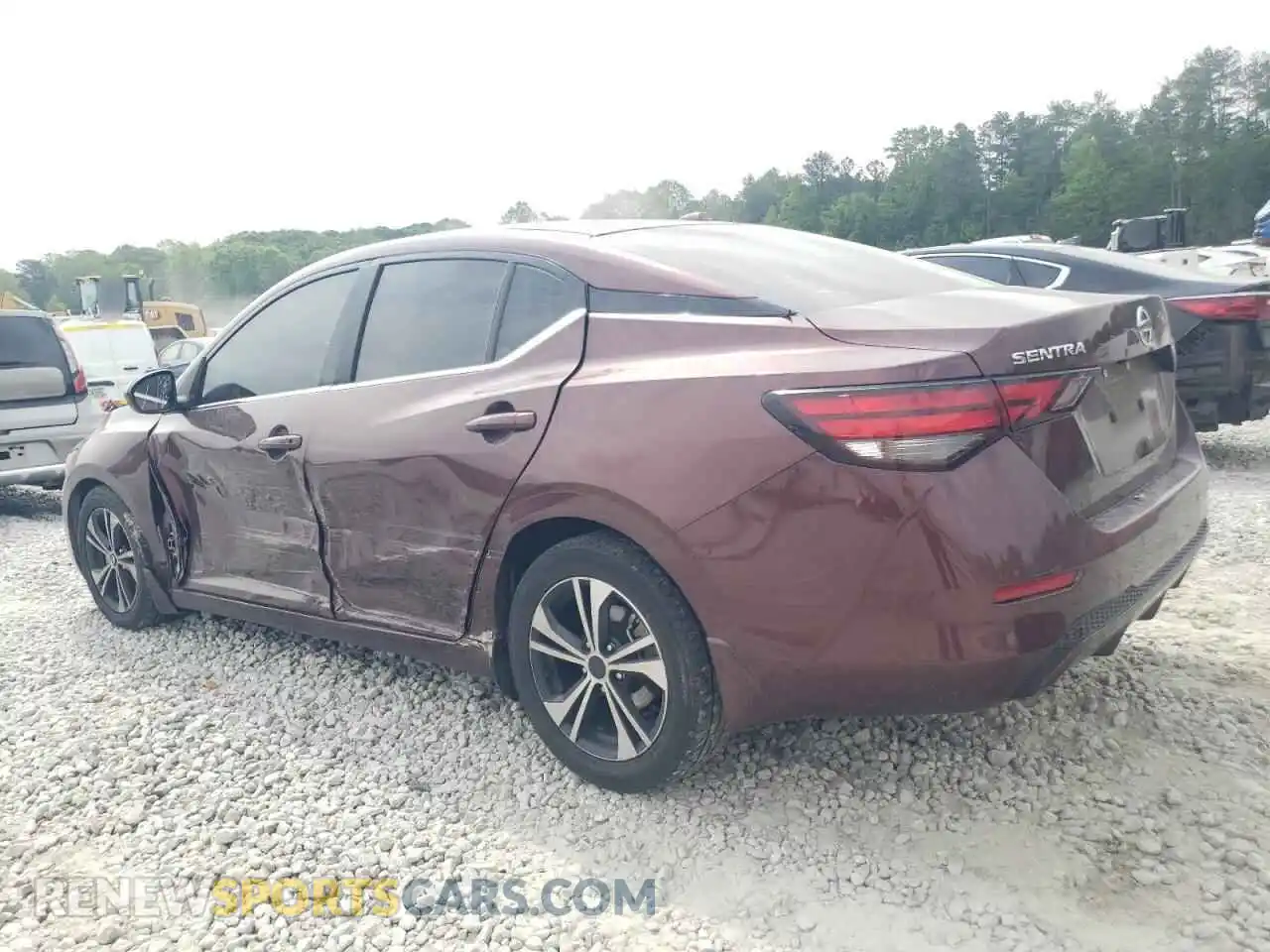 2 Photograph of a damaged car 3N1AB8CV6MY212081 NISSAN SENTRA 2021
