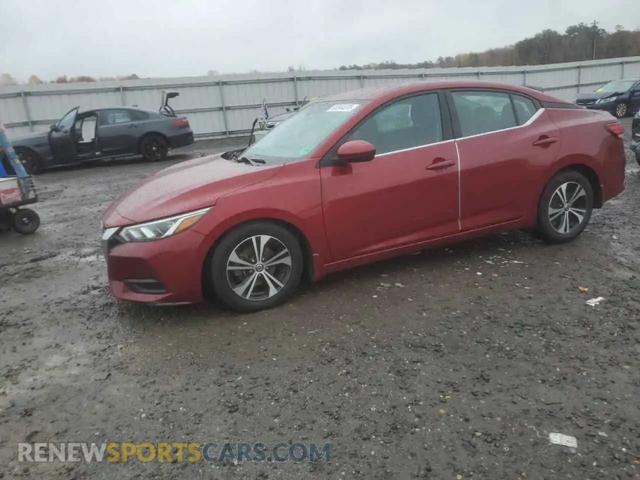 1 Photograph of a damaged car 3N1AB8CV6MY213747 NISSAN SENTRA 2021