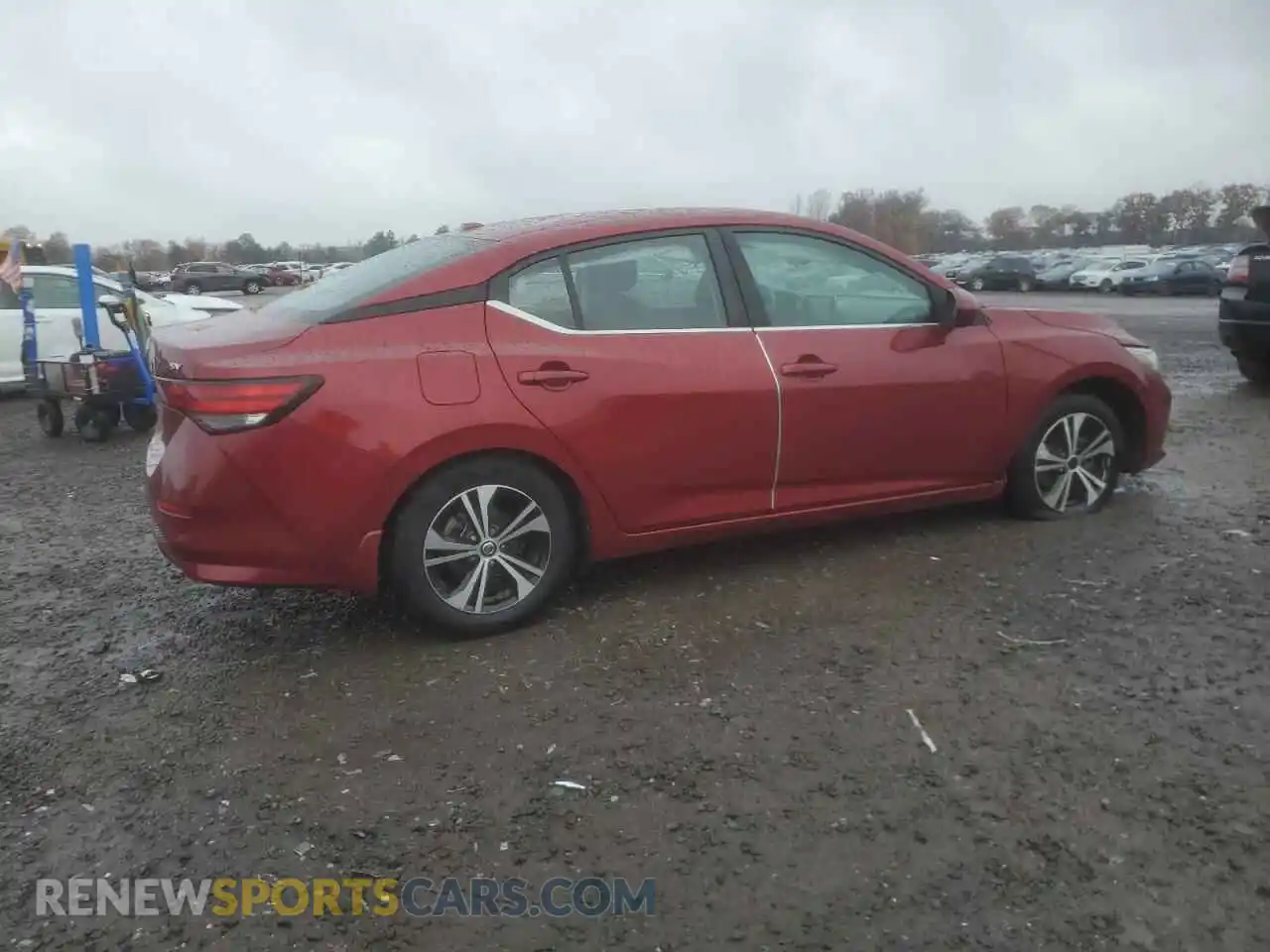 3 Photograph of a damaged car 3N1AB8CV6MY213747 NISSAN SENTRA 2021