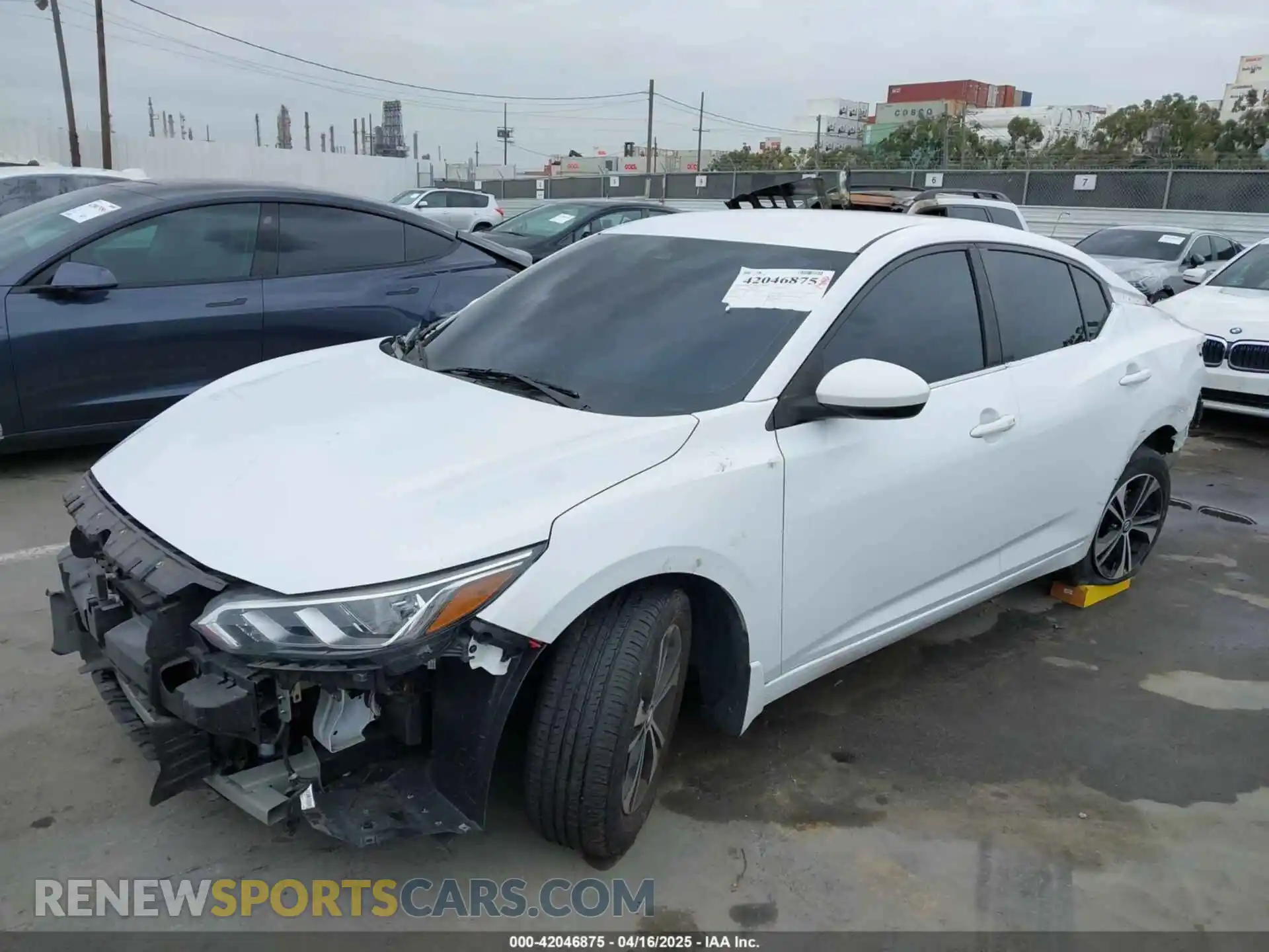 2 Photograph of a damaged car 3N1AB8CV6MY225817 NISSAN SENTRA 2021