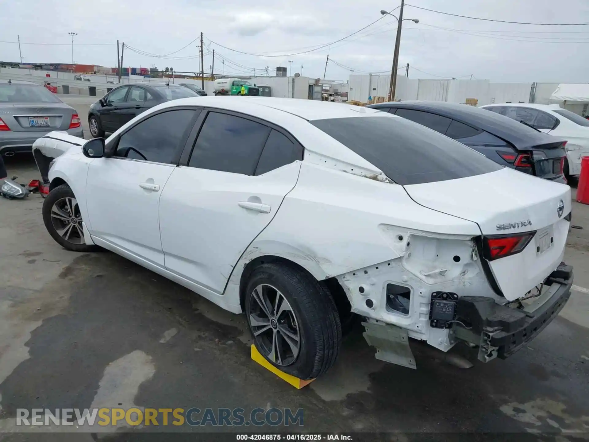 3 Photograph of a damaged car 3N1AB8CV6MY225817 NISSAN SENTRA 2021