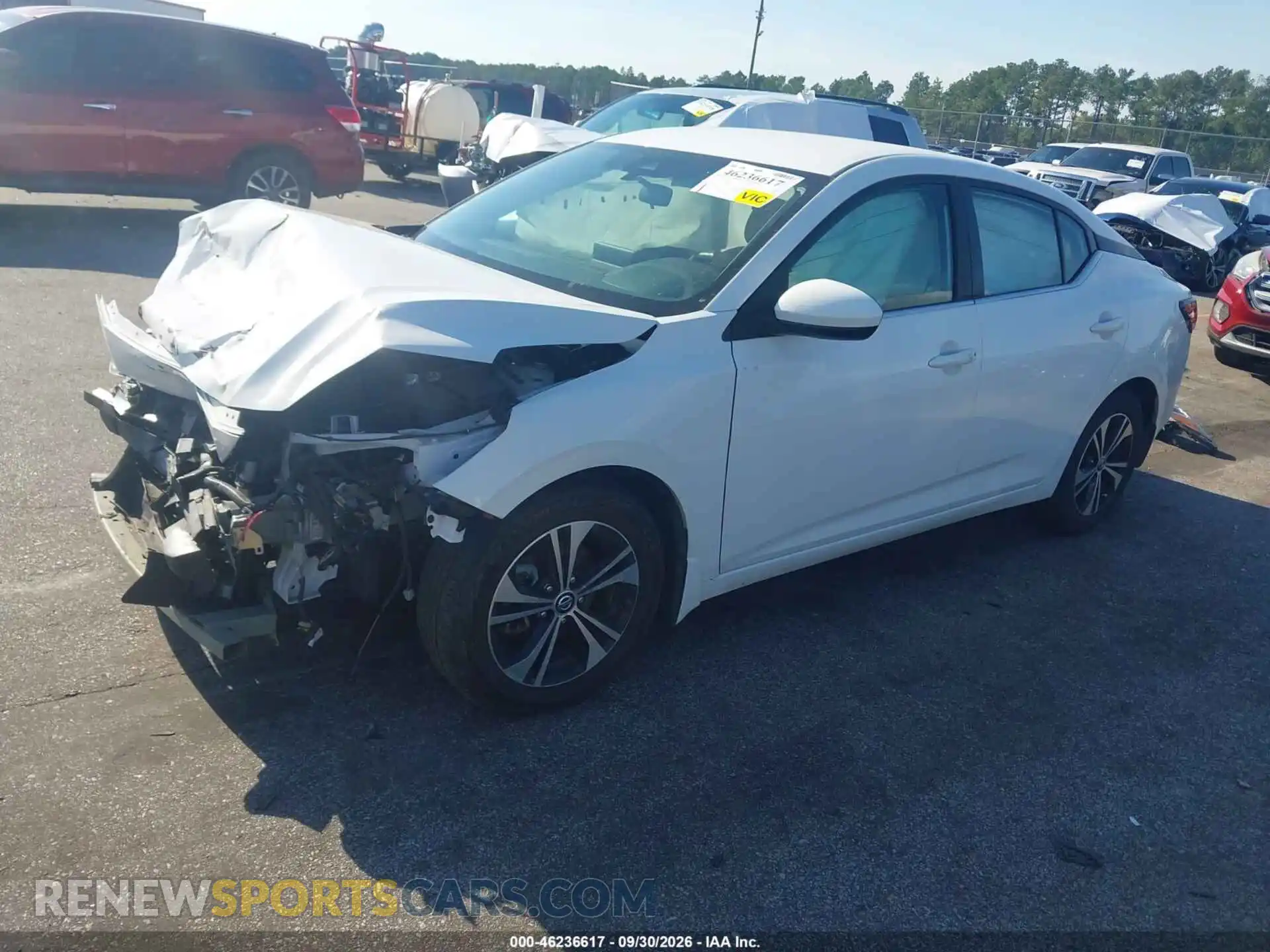 2 Photograph of a damaged car 3N1AB8CV6MY234968 NISSAN SENTRA 2021