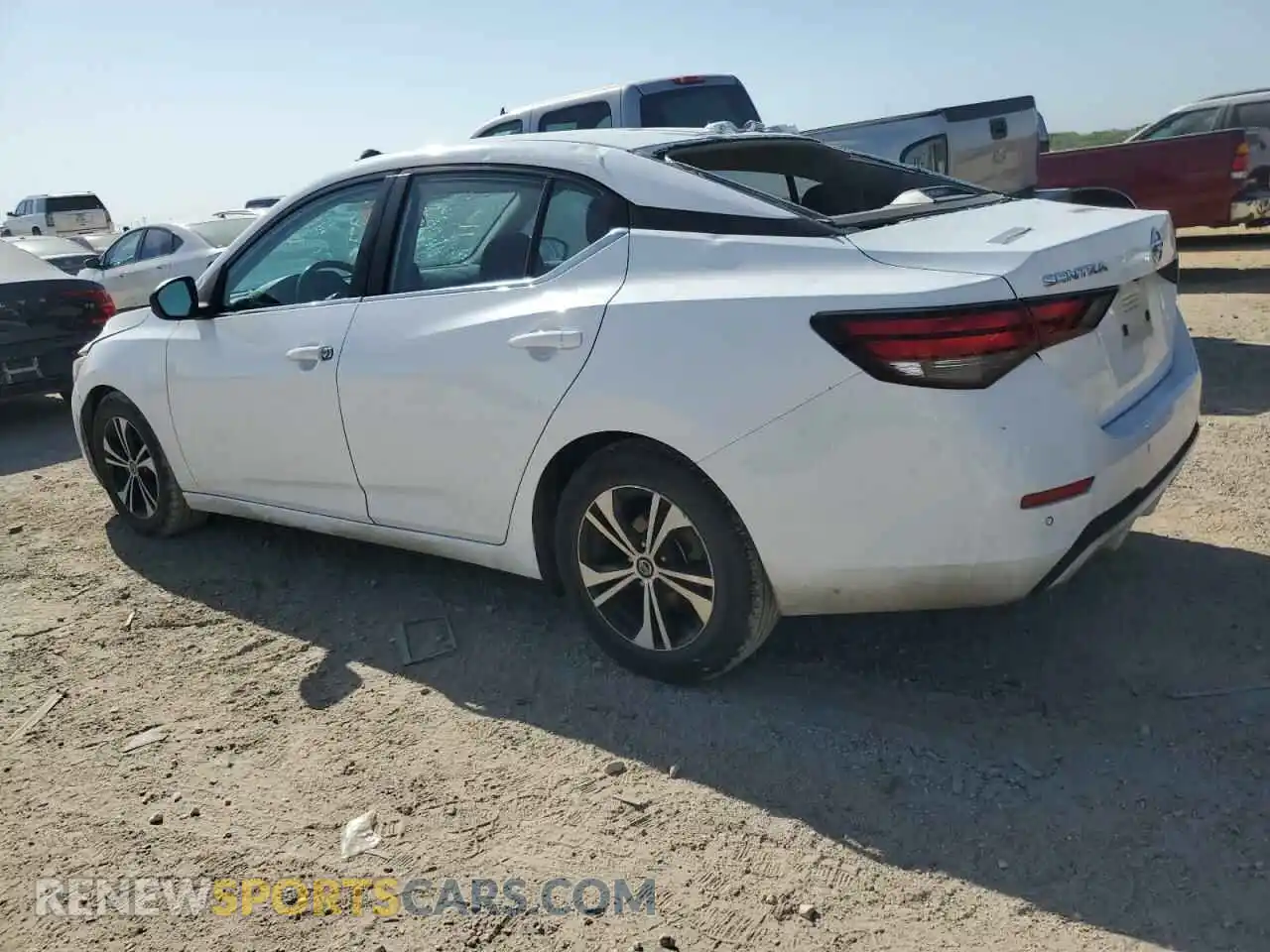 2 Photograph of a damaged car 3N1AB8CV6MY237367 NISSAN SENTRA 2021