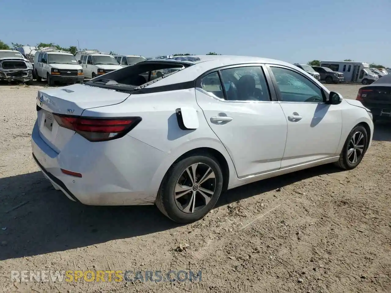 3 Photograph of a damaged car 3N1AB8CV6MY237367 NISSAN SENTRA 2021