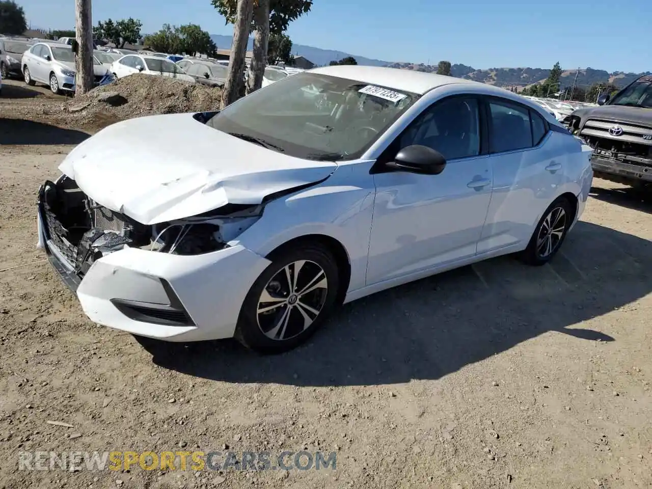 1 Photograph of a damaged car 3N1AB8CV6MY238762 NISSAN SENTRA 2021