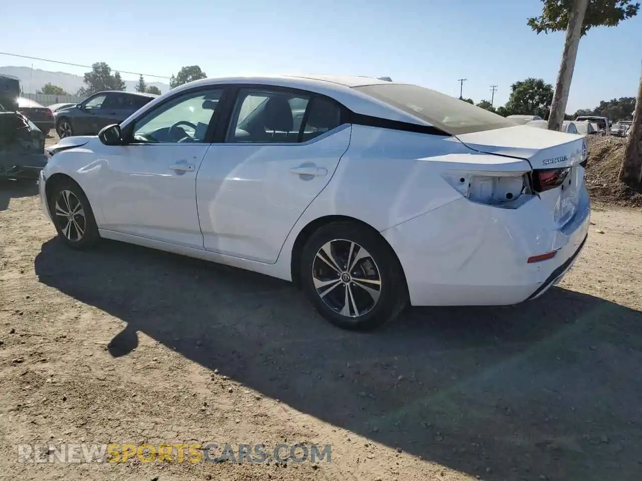 2 Photograph of a damaged car 3N1AB8CV6MY238762 NISSAN SENTRA 2021