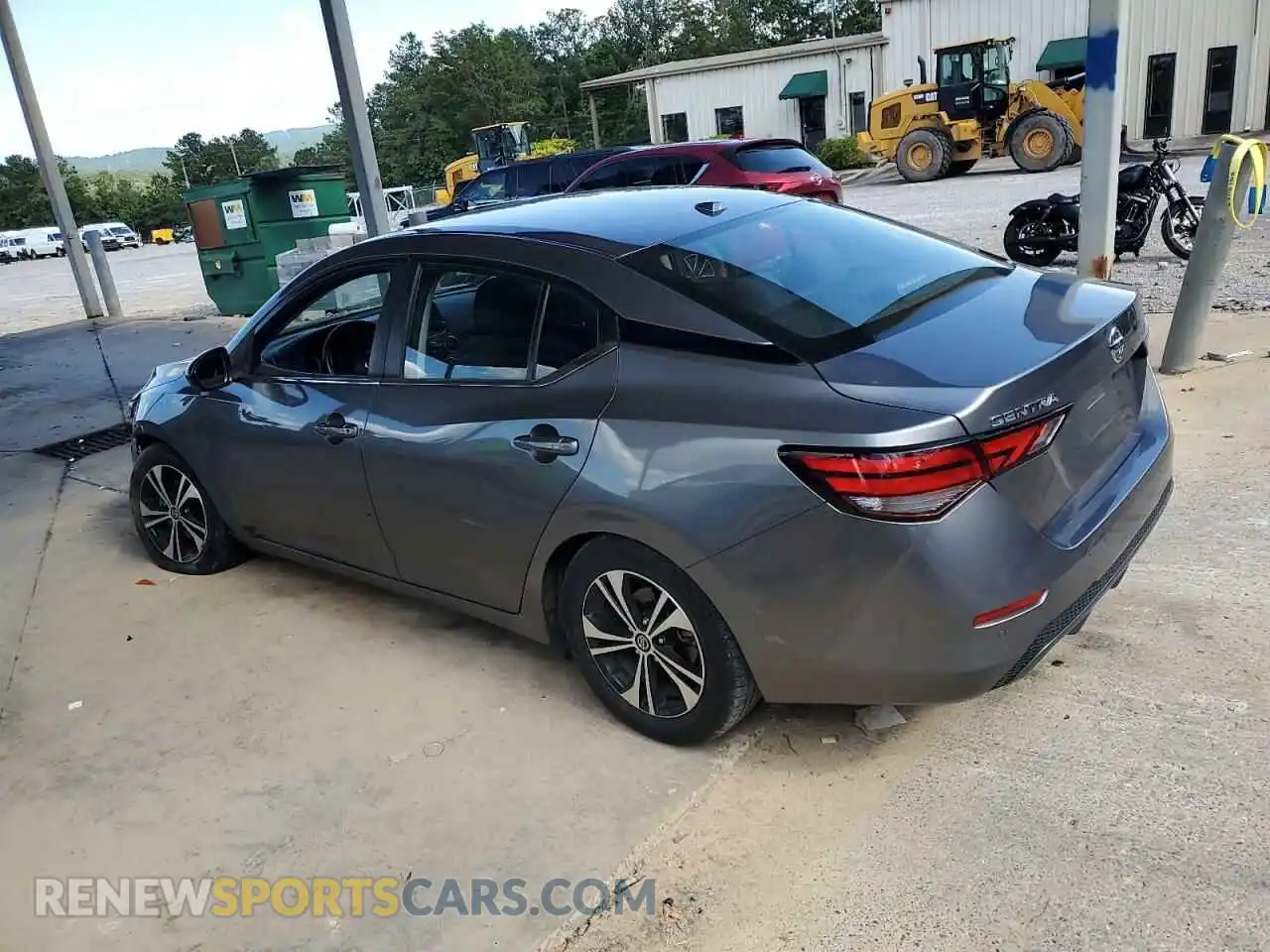 2 fotografías del automóvil dañado 3N1AB8CV6MY241693 NISSAN SENTRA 2021