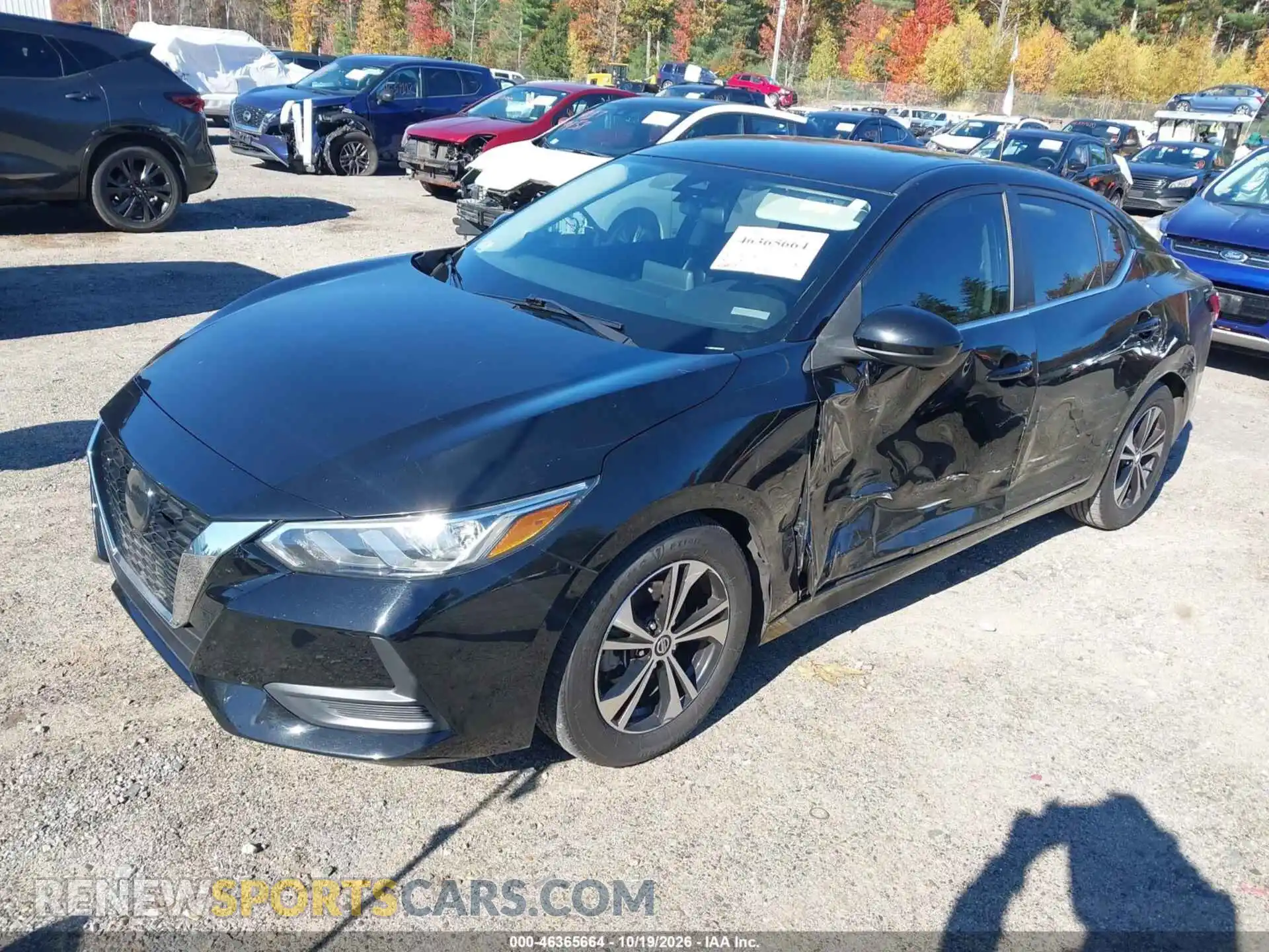 2 Photograph of a damaged car 3N1AB8CV6MY254007 NISSAN SENTRA 2021