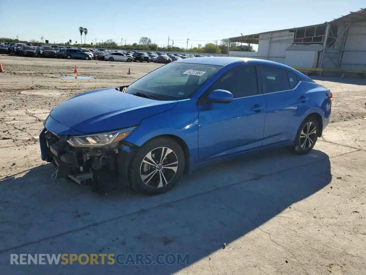 1 Photograph of a damaged car 3N1AB8CV6MY266867 NISSAN SENTRA 2021