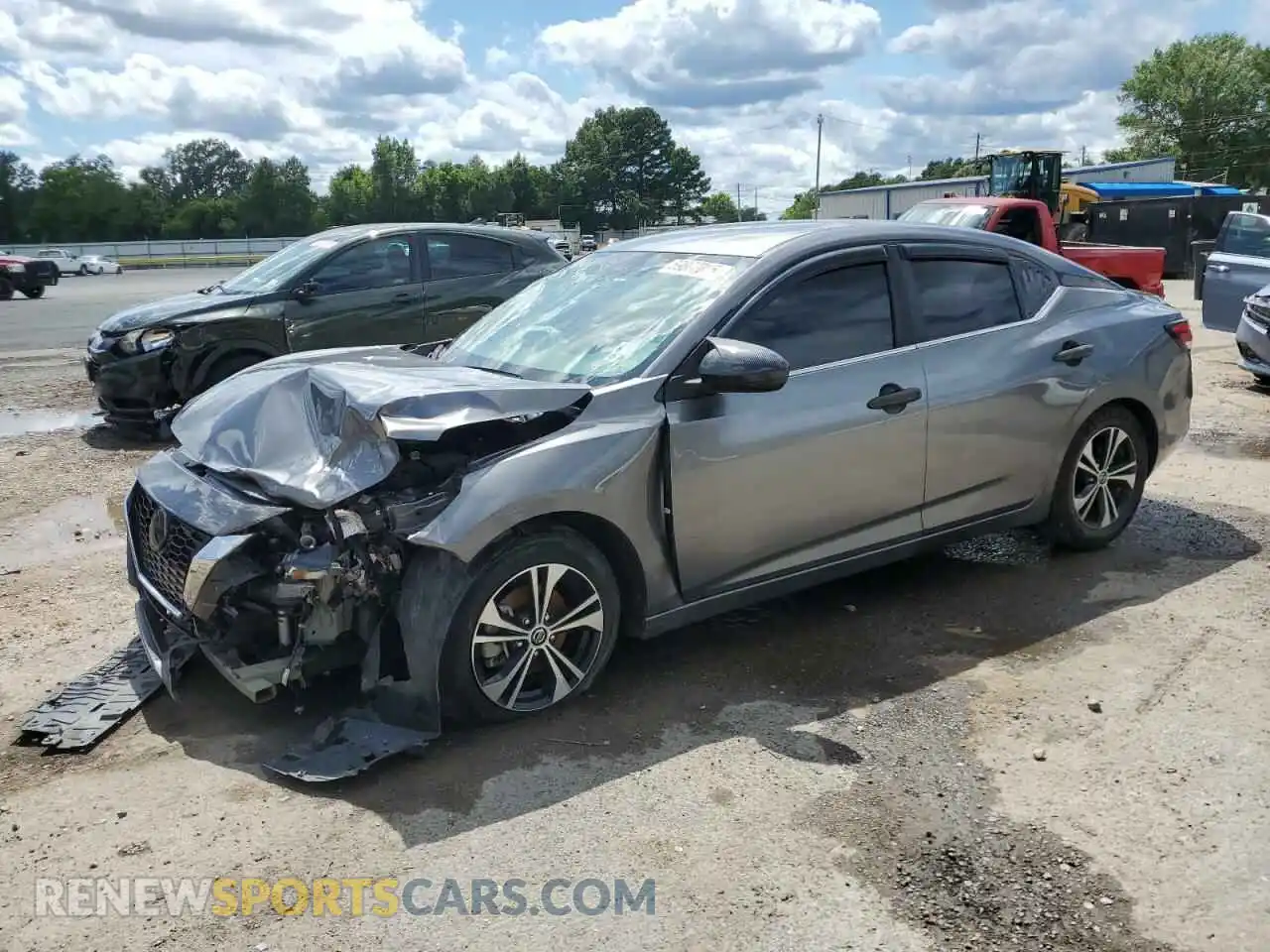 1 Photograph of a damaged car 3N1AB8CV6MY276153 NISSAN SENTRA 2021