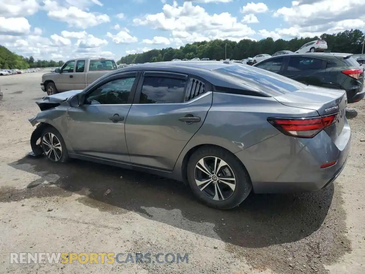 2 Photograph of a damaged car 3N1AB8CV6MY276153 NISSAN SENTRA 2021
