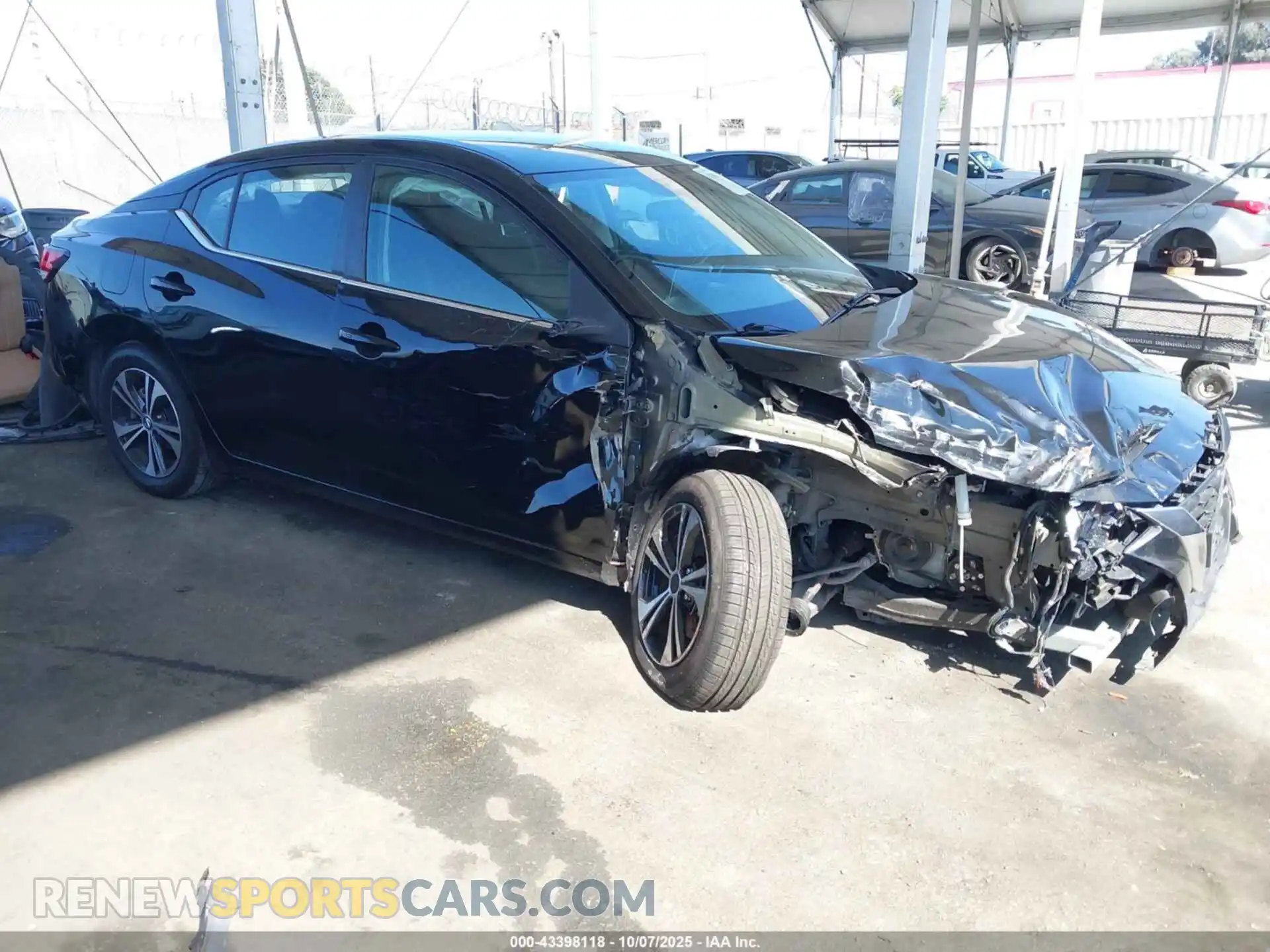 1 Photograph of a damaged car 3N1AB8CV6MY282860 NISSAN SENTRA 2021