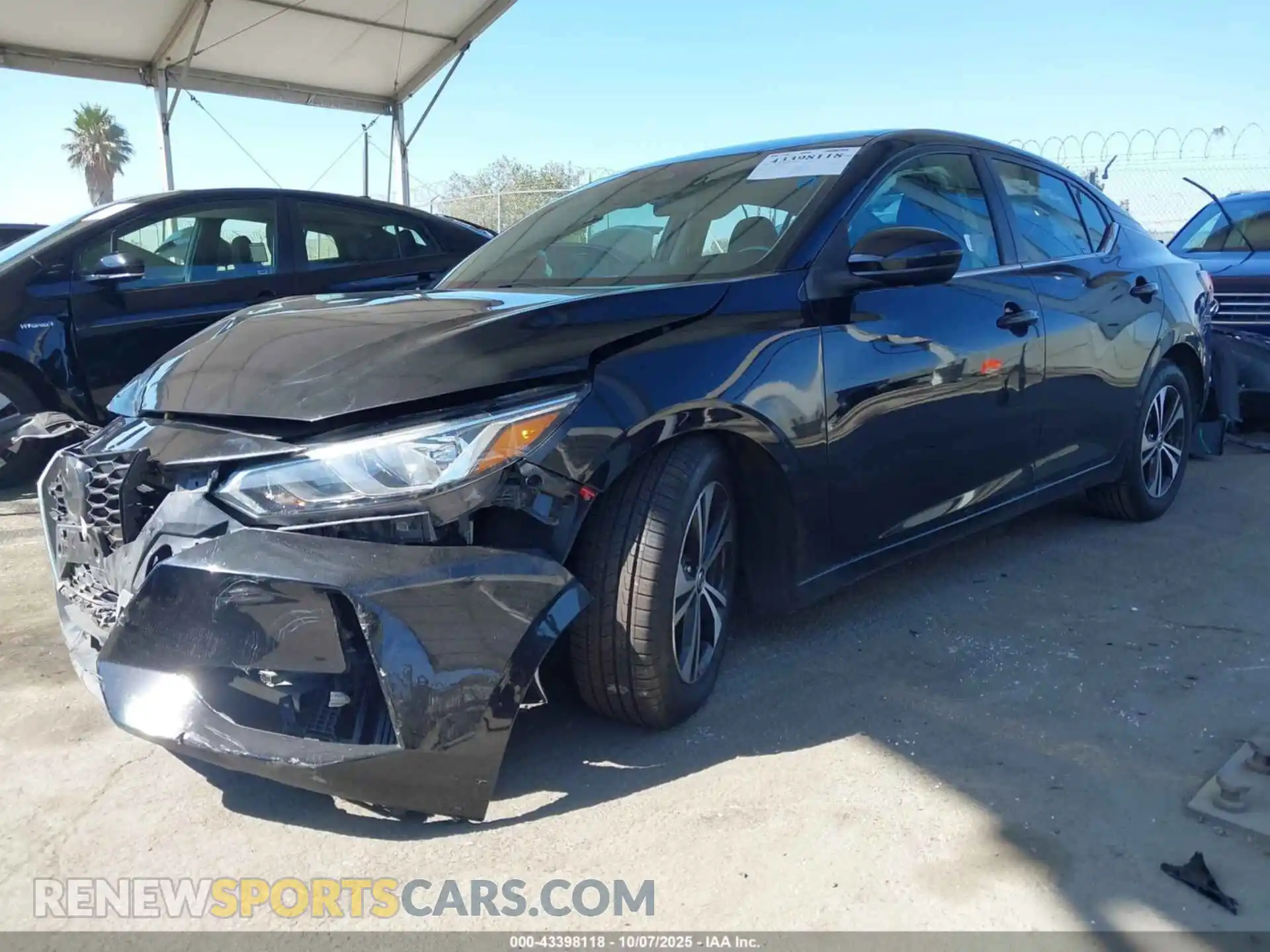2 Photograph of a damaged car 3N1AB8CV6MY282860 NISSAN SENTRA 2021