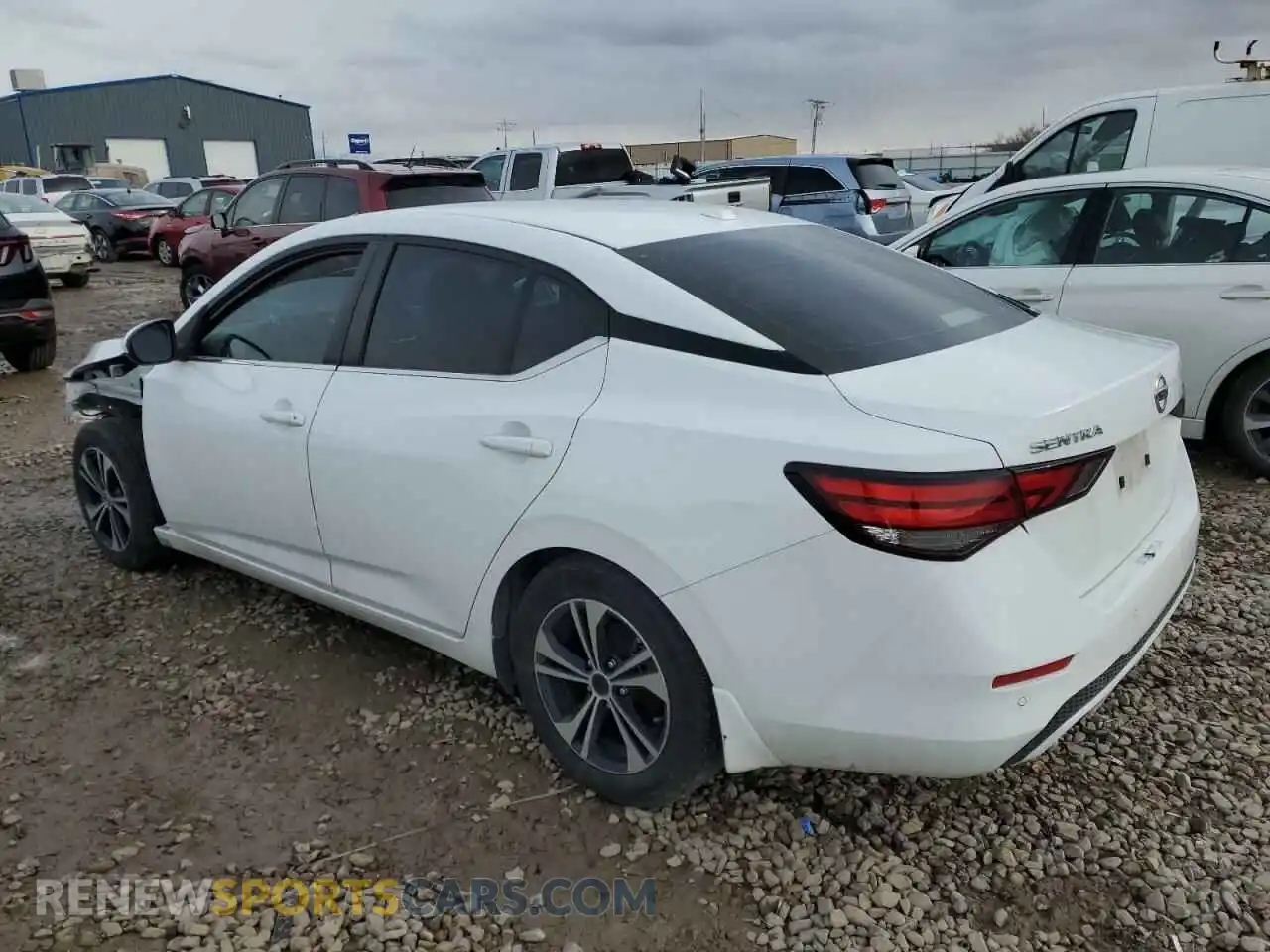 2 Photograph of a damaged car 3N1AB8CV6MY289954 NISSAN SENTRA 2021