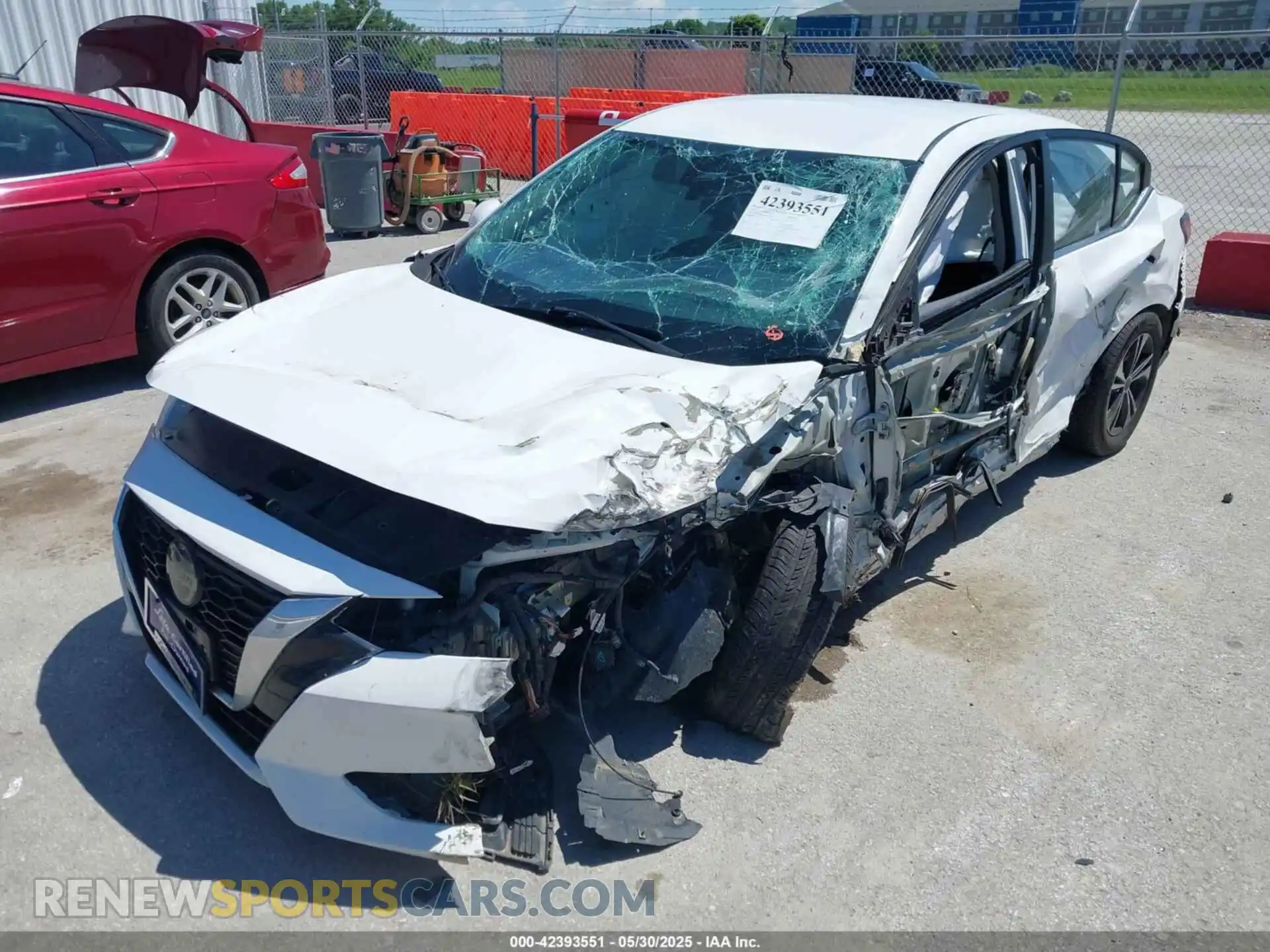 2 fotografías del automóvil dañado 3N1AB8CV6MY292899 NISSAN SENTRA 2021