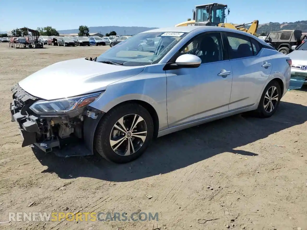 1 Photograph of a damaged car 3N1AB8CV6MY293311 NISSAN SENTRA 2021