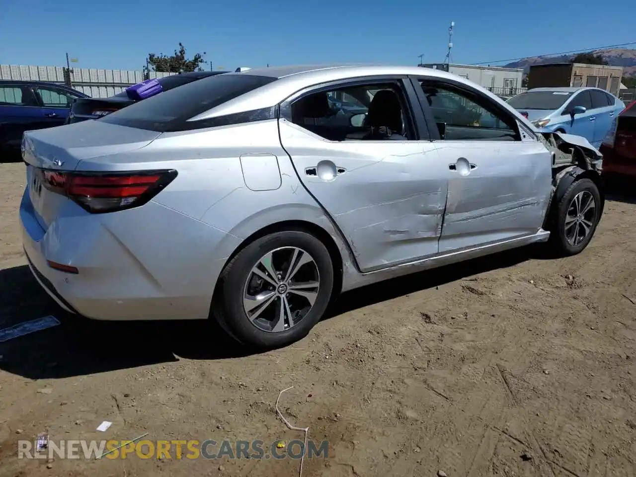 3 Photograph of a damaged car 3N1AB8CV6MY293311 NISSAN SENTRA 2021