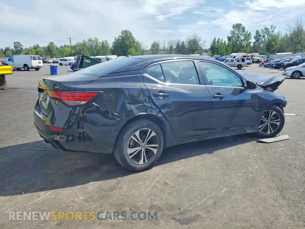 3 Photograph of a damaged car 3N1AB8CV6MY297097 NISSAN SENTRA 2021