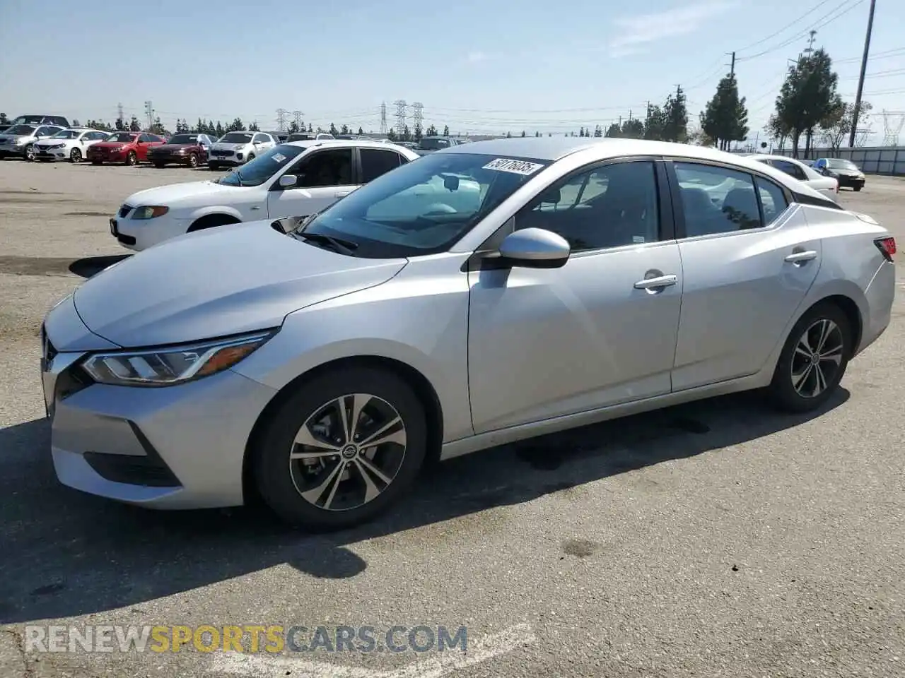 1 Photograph of a damaged car 3N1AB8CV6MY299075 NISSAN SENTRA 2021
