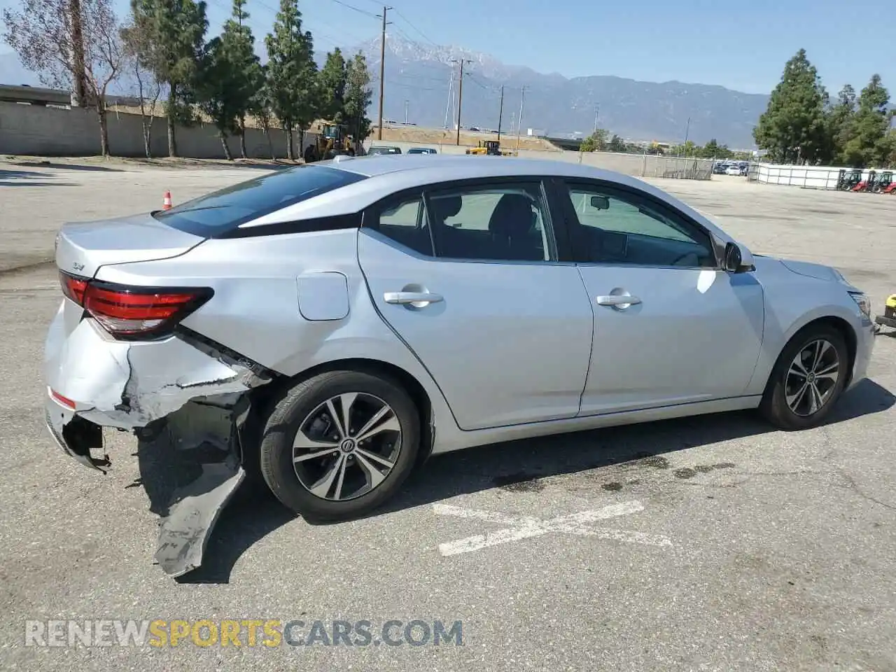 3 Photograph of a damaged car 3N1AB8CV6MY299075 NISSAN SENTRA 2021