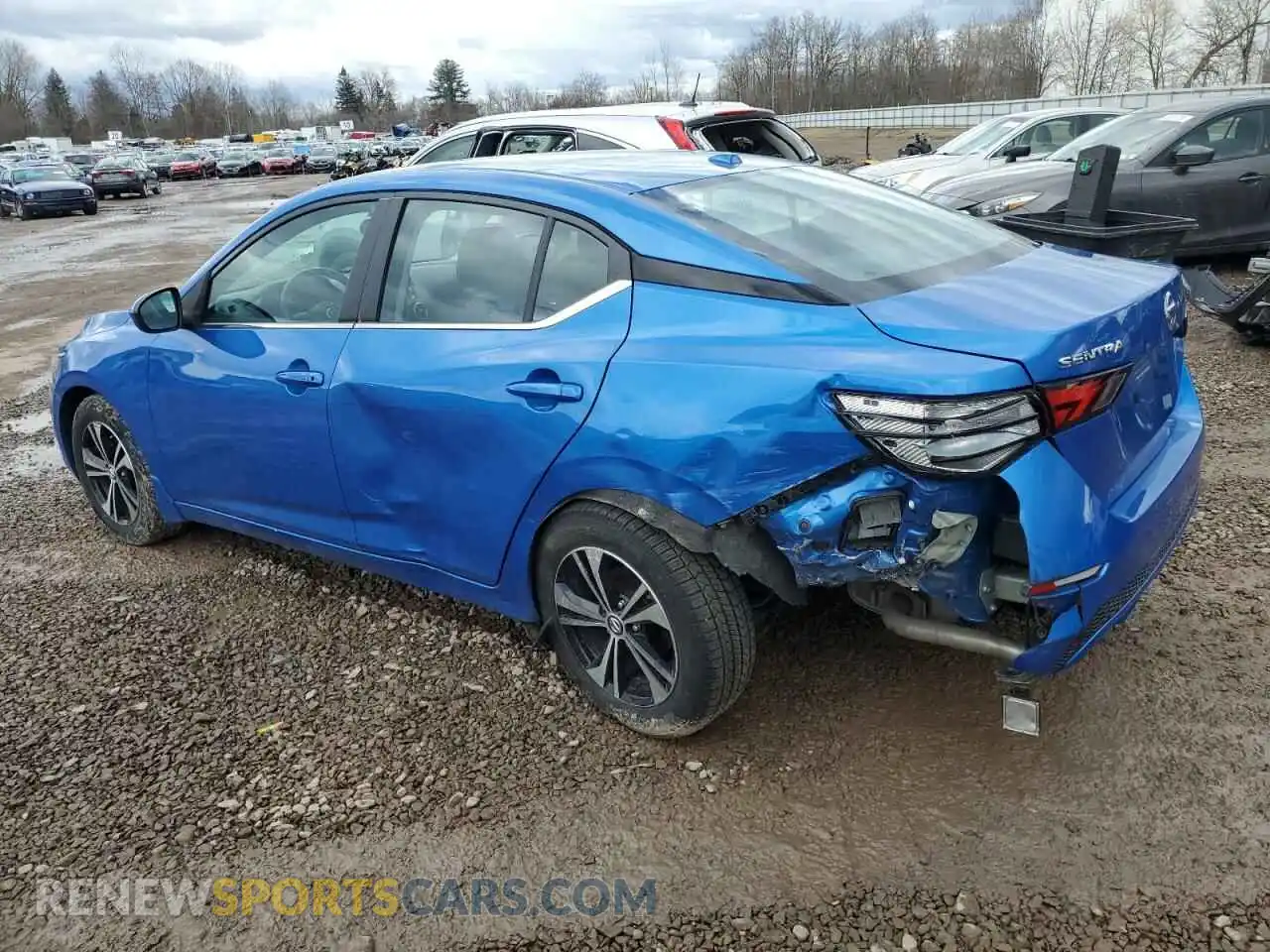 2 Photograph of a damaged car 3N1AB8CV6MY305800 NISSAN SENTRA 2021