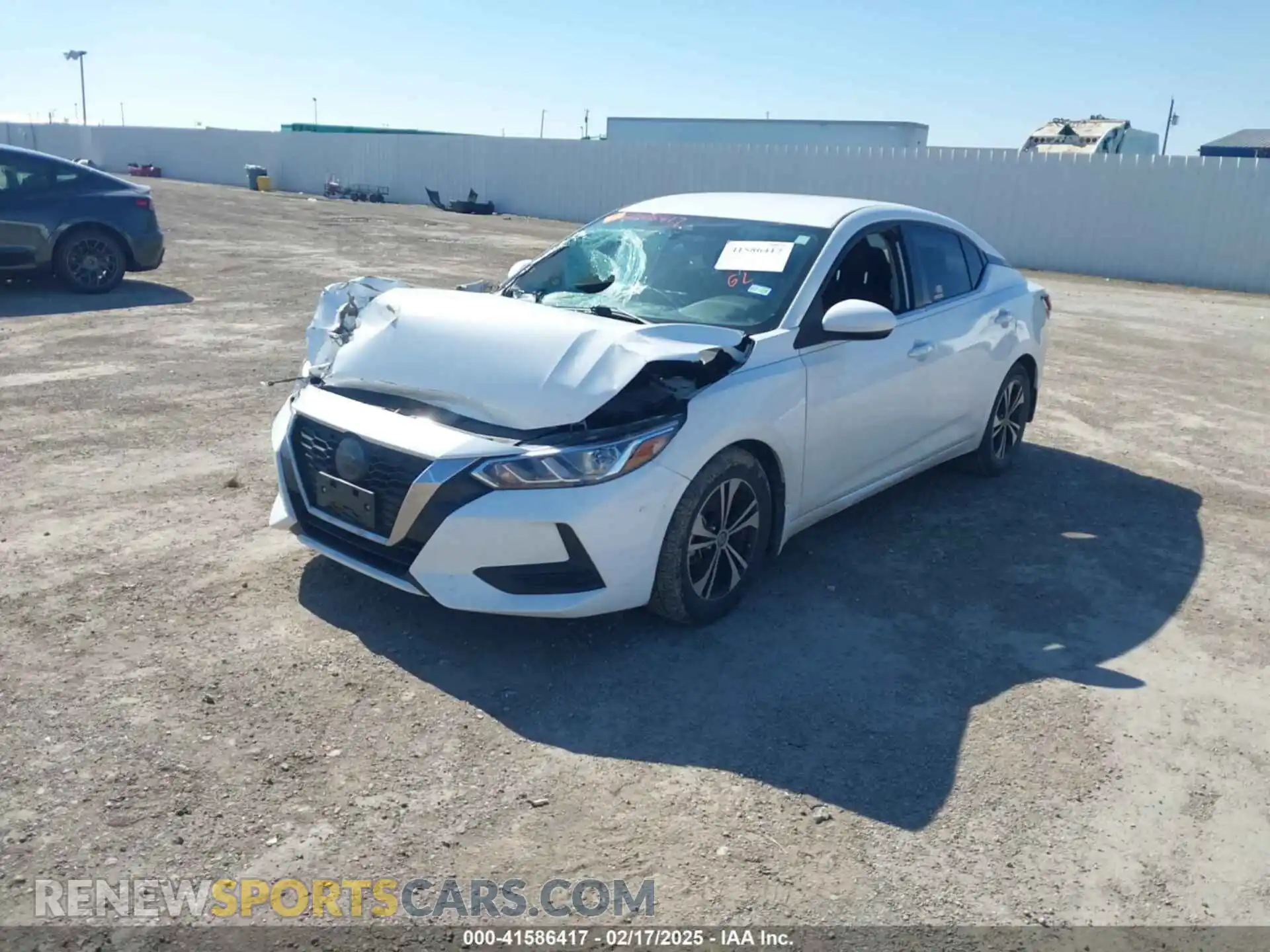 2 Photograph of a damaged car 3N1AB8CV6MY312309 NISSAN SENTRA 2021